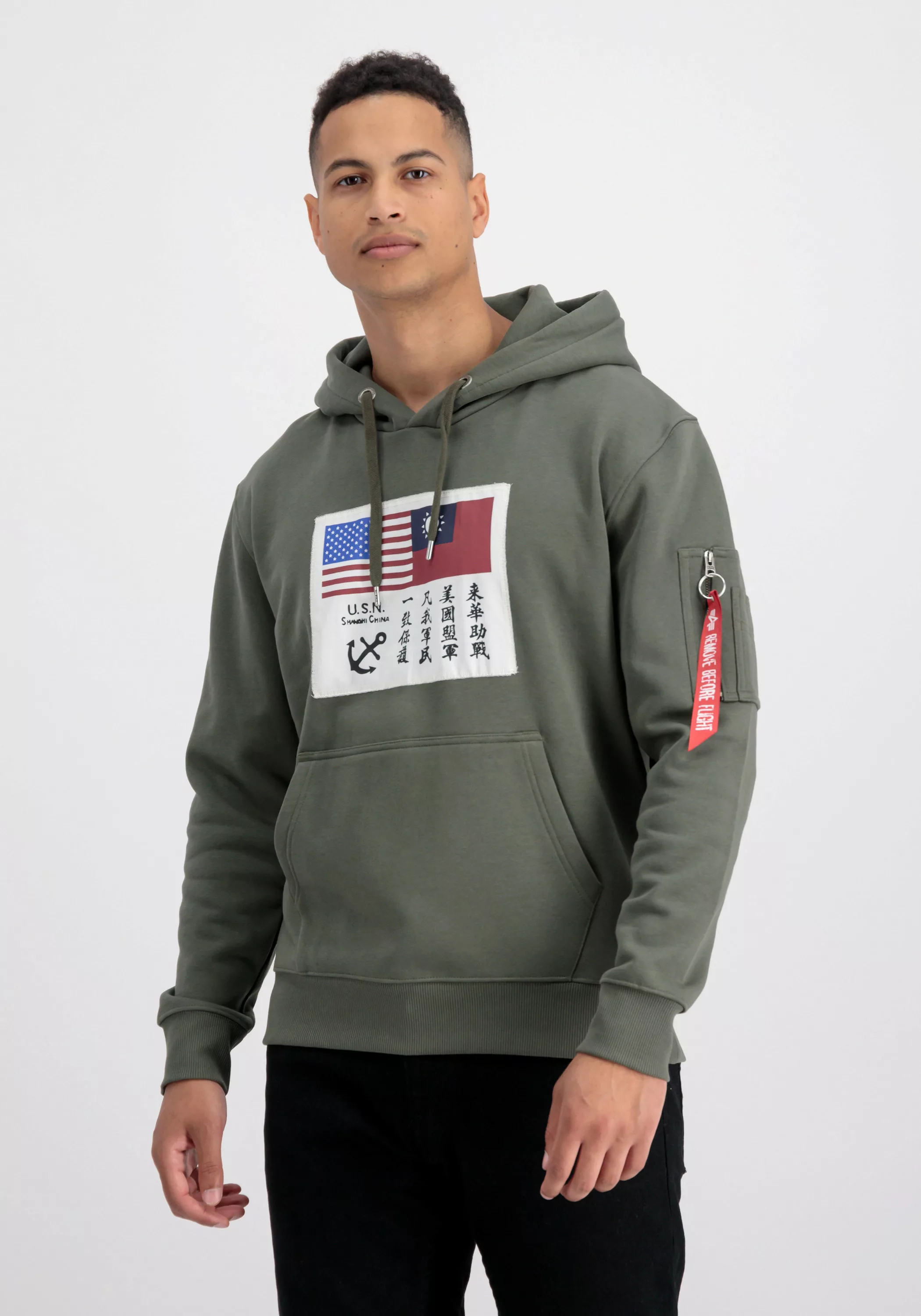 Alpha Industries Hoodie "Alpha Industries Men - Hoodies USN Blood Chit Hood günstig online kaufen