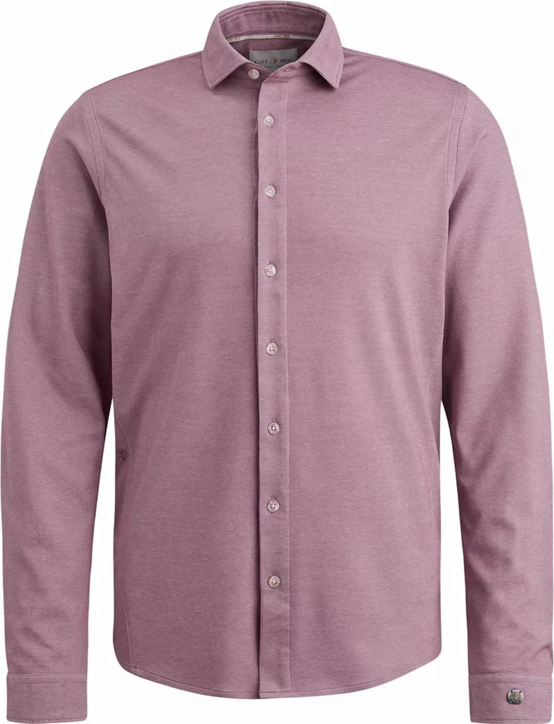 Cast Iron Hemd Jersey Piqué Mauve - Größe XL günstig online kaufen