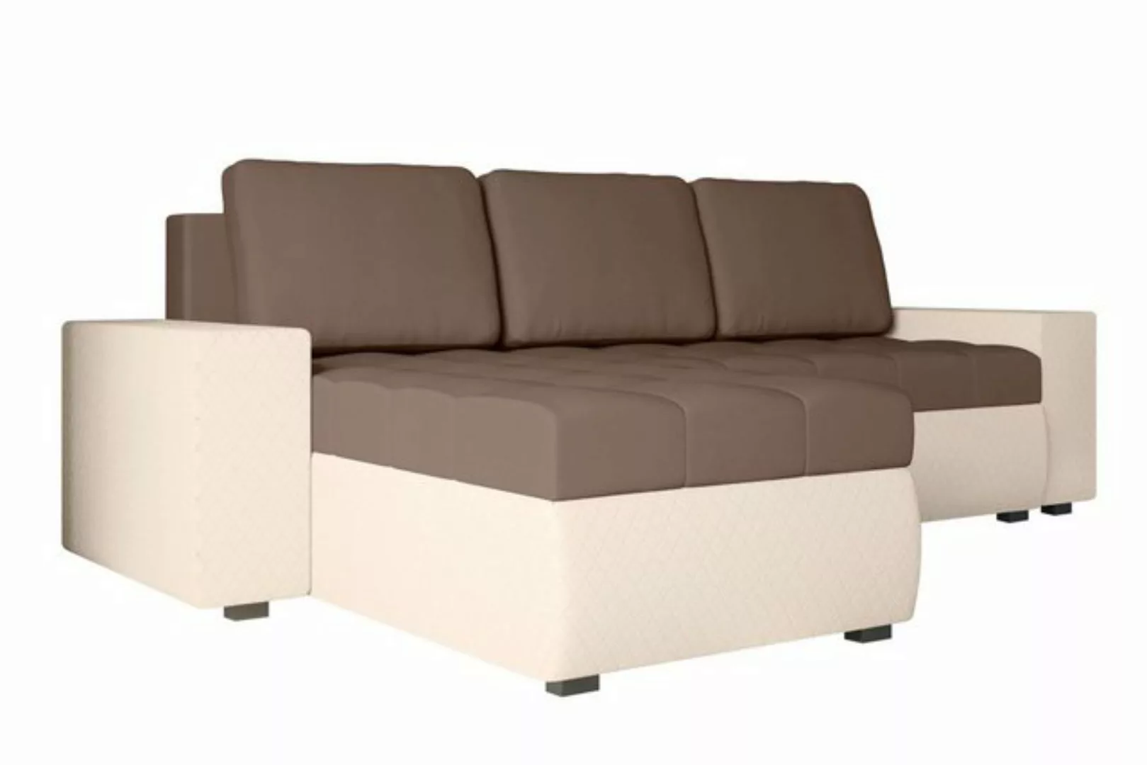 Stylefy Ecksofa Miranda, L-Form, Eckcouch, Sofa, Sitzkomfort, mit Bettfunkt günstig online kaufen