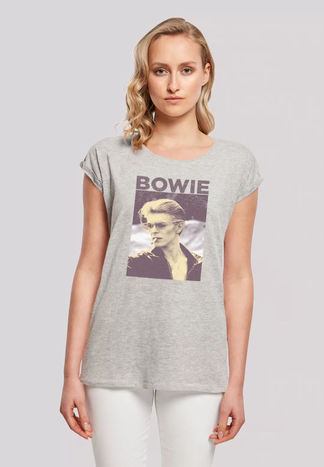 F4NT4STIC T-Shirt "David Bowie Smoking Photograph", Print günstig online kaufen