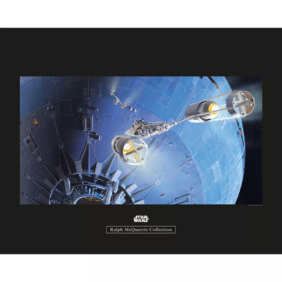 Komar Wandbild Star Wars Classic RMQ Death Star At Star Wars - Classic B/L: günstig online kaufen