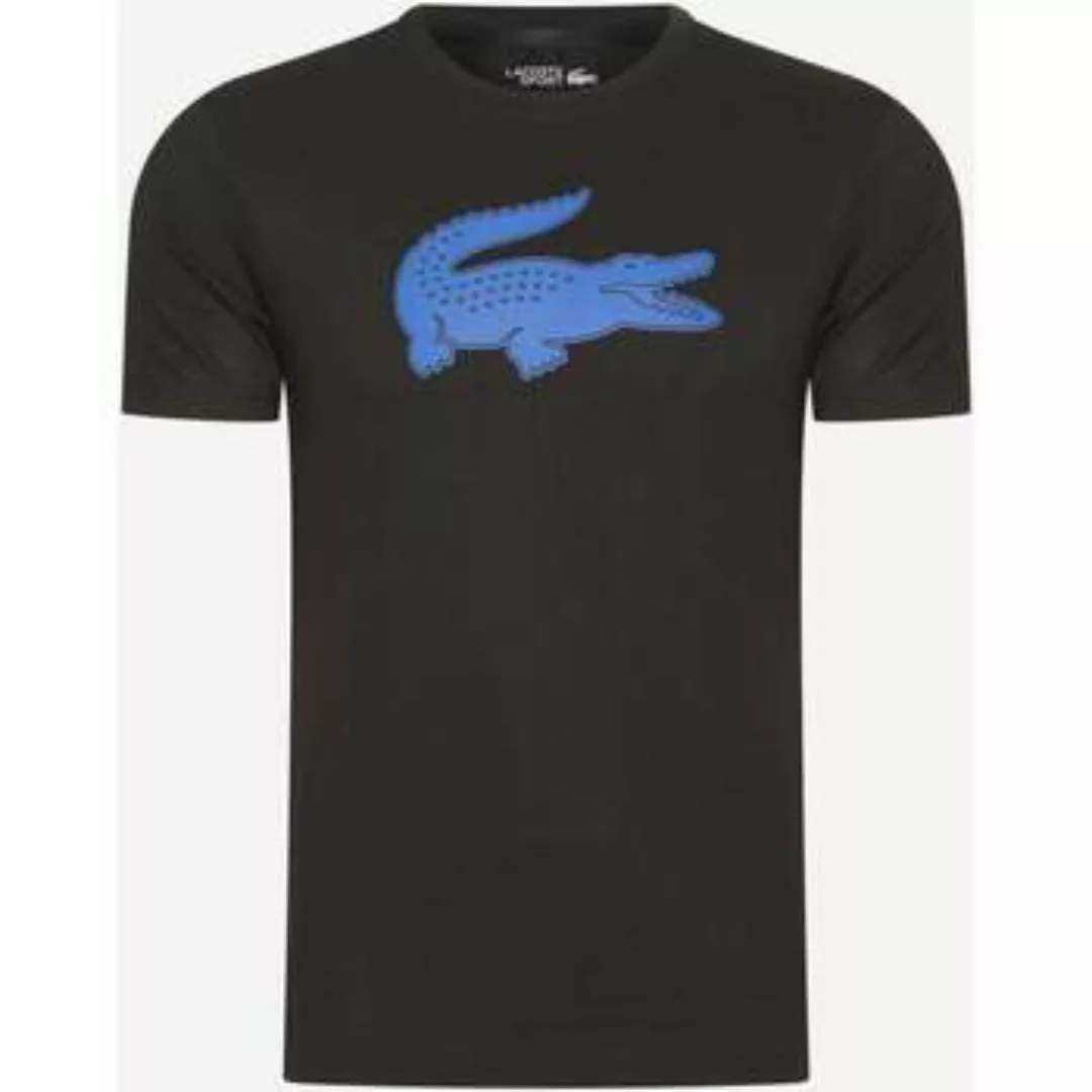 Lacoste  T-Shirts & Poloshirts Bedrucktes T-Shirt – schwarze Ladigue günstig online kaufen