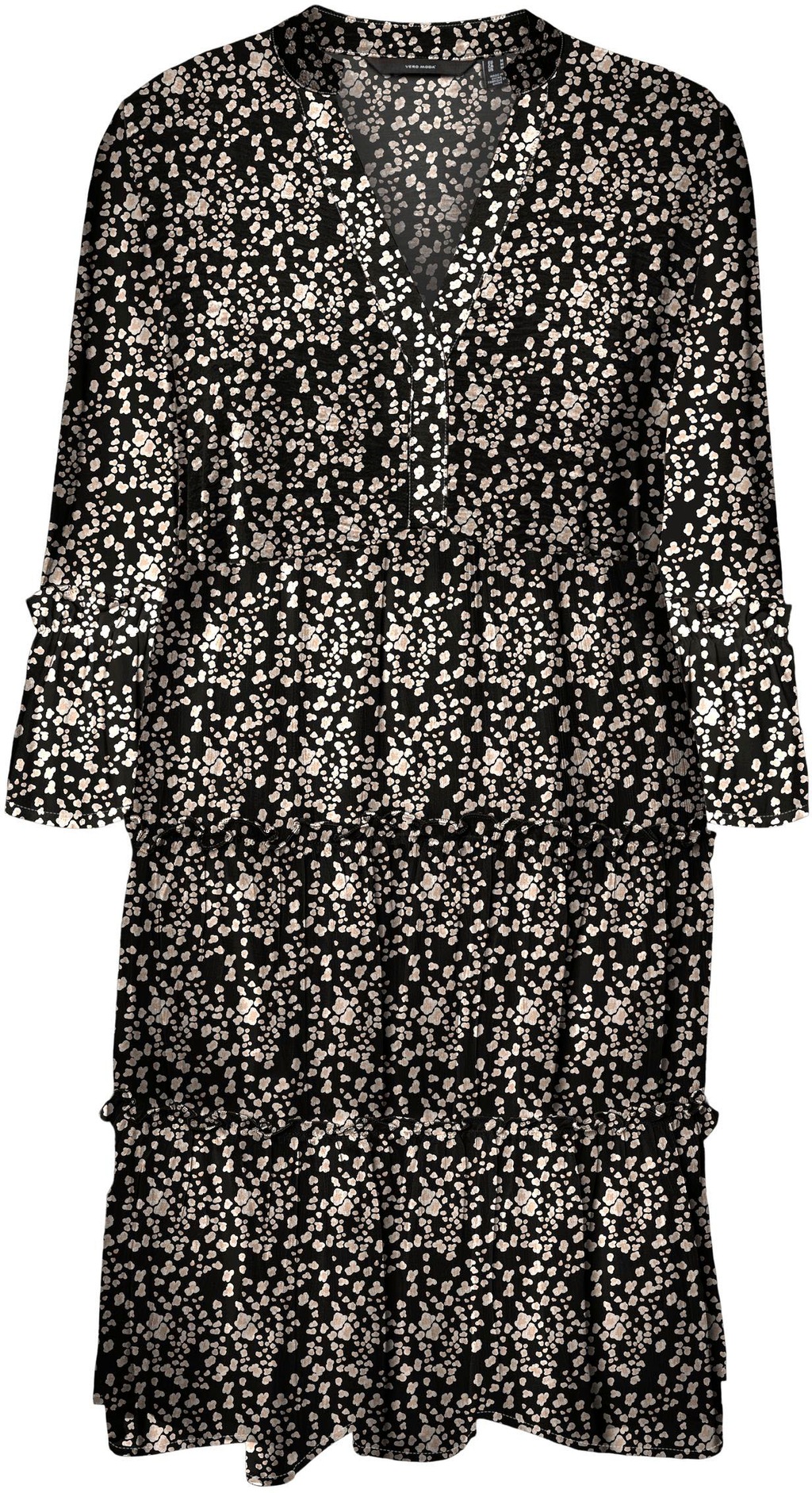Vero Moda Minikleid VMEASY 3/4 SHORT DRESS R1 WVN GA mit Rüschen günstig online kaufen