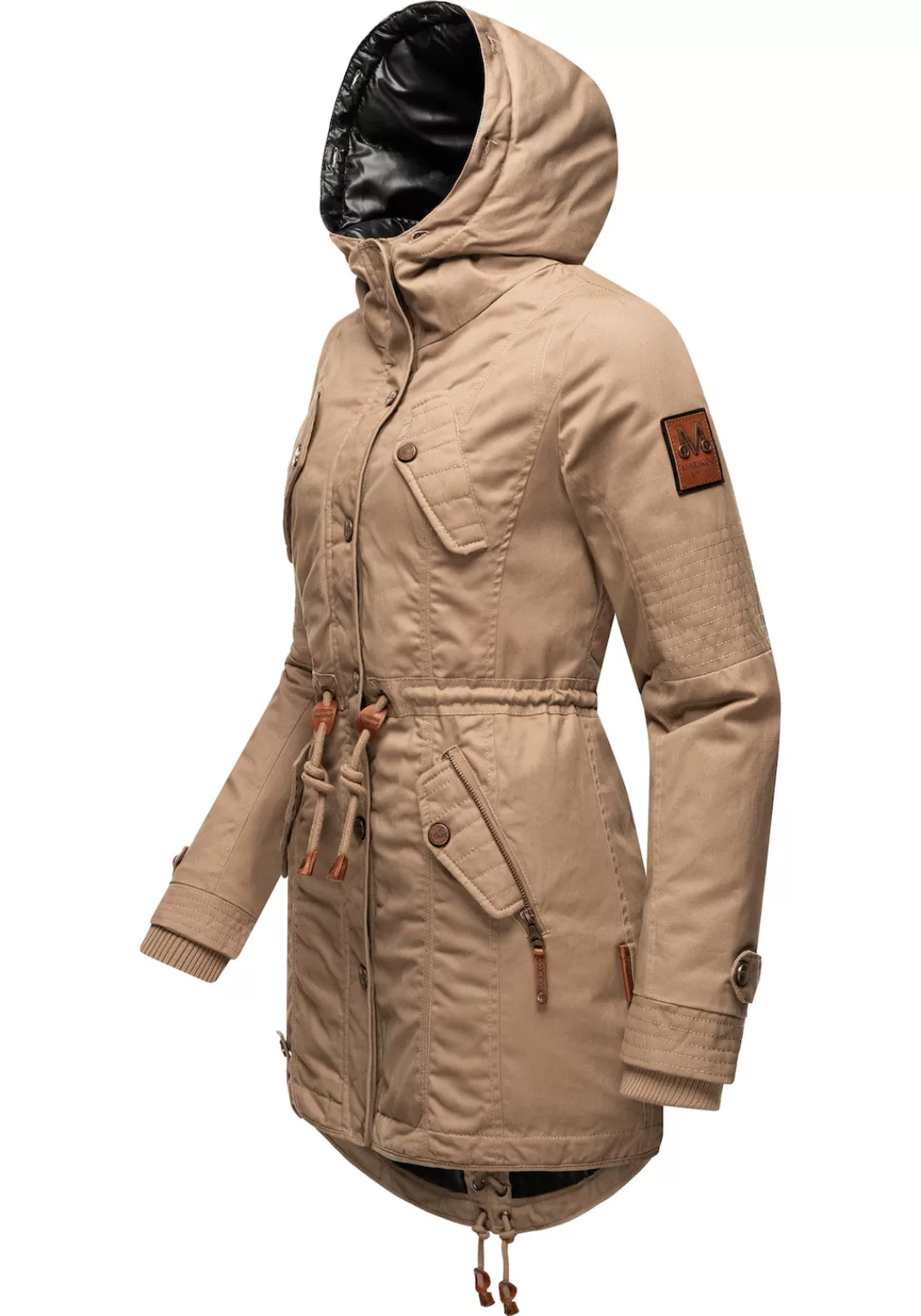 Marikoo Wintermantel "La Viva Prc", stylischer Winterparka mit abnehmbarem günstig online kaufen