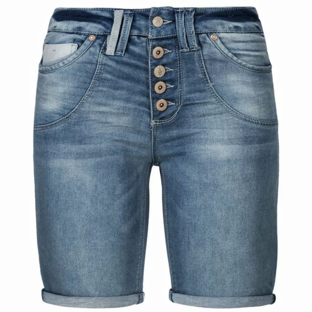 SUBLEVEL Shorts Damen Bermudas kurze Hose Baumwolle Jeans Sommer Chino Stof günstig online kaufen