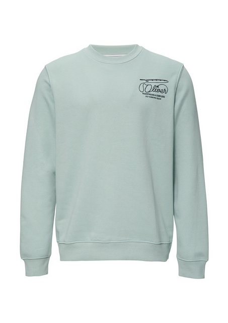 s.Oliver Sweatshirt mit Logo-Stickerei günstig online kaufen