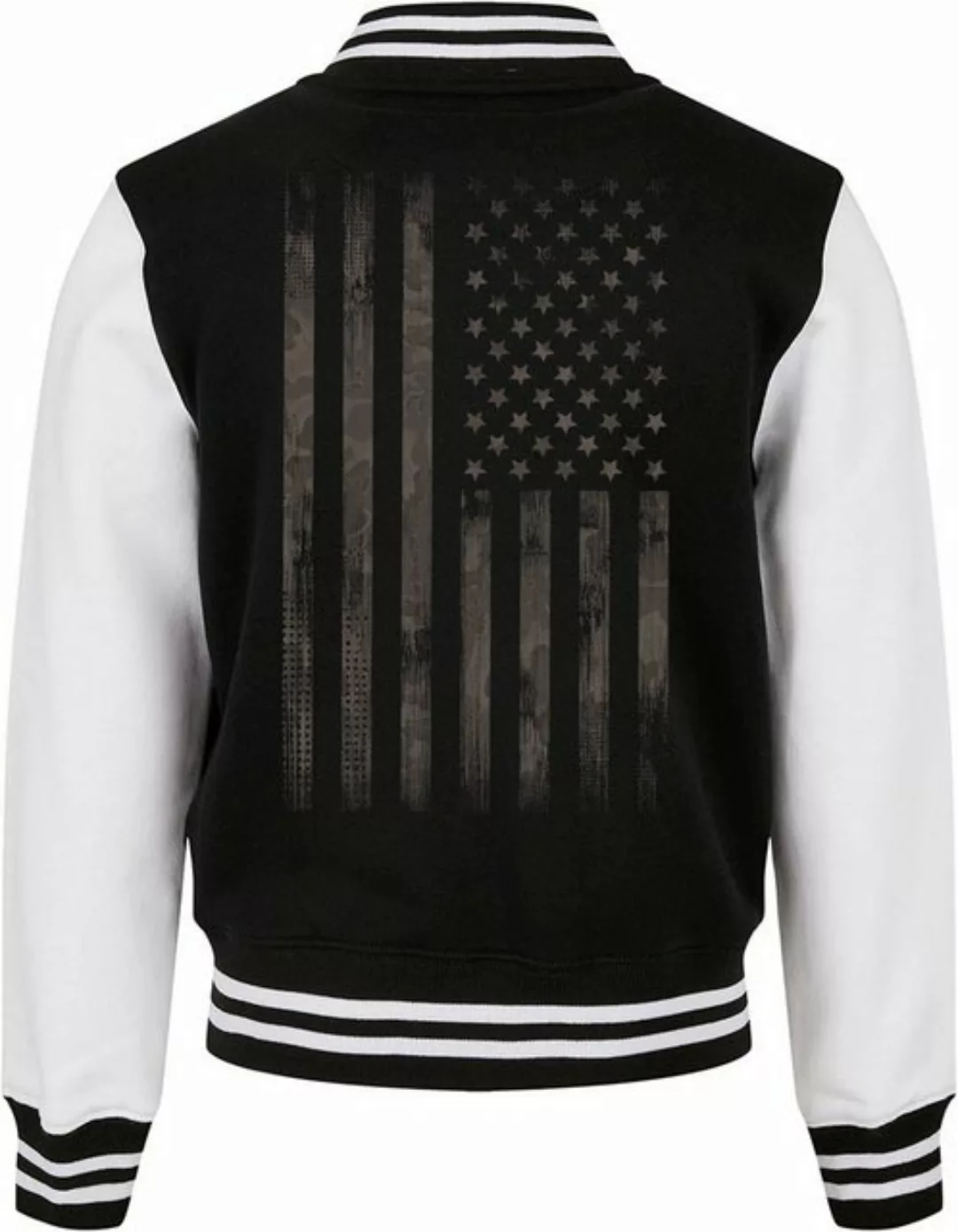 Baddery Collegejacke College Jacke : USA Flagge - Baseball Jacke - Sweat Co günstig online kaufen