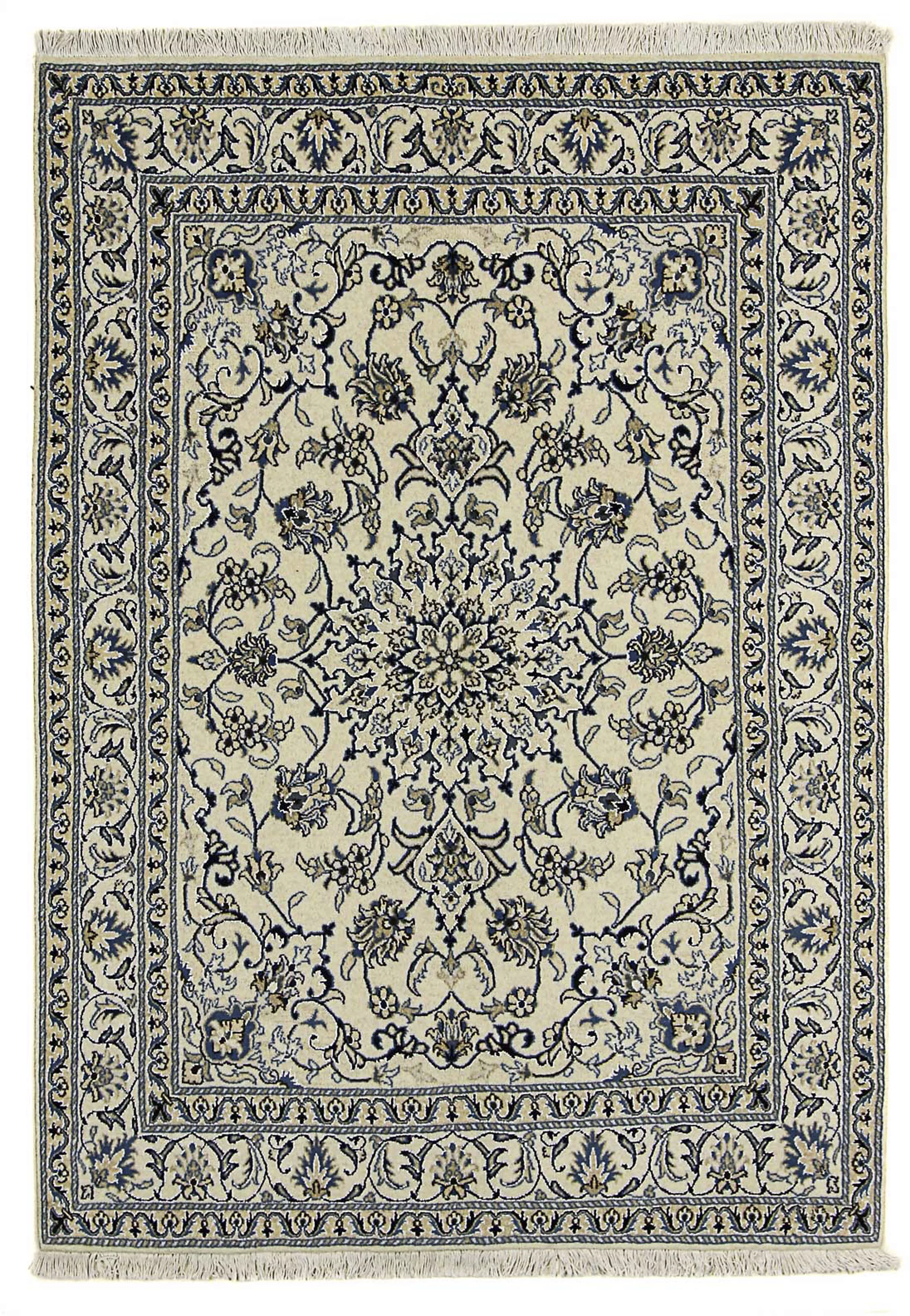 morgenland Orientteppich »Perser - Nain - 200 x 145 cm - beige«, rechteckig günstig online kaufen