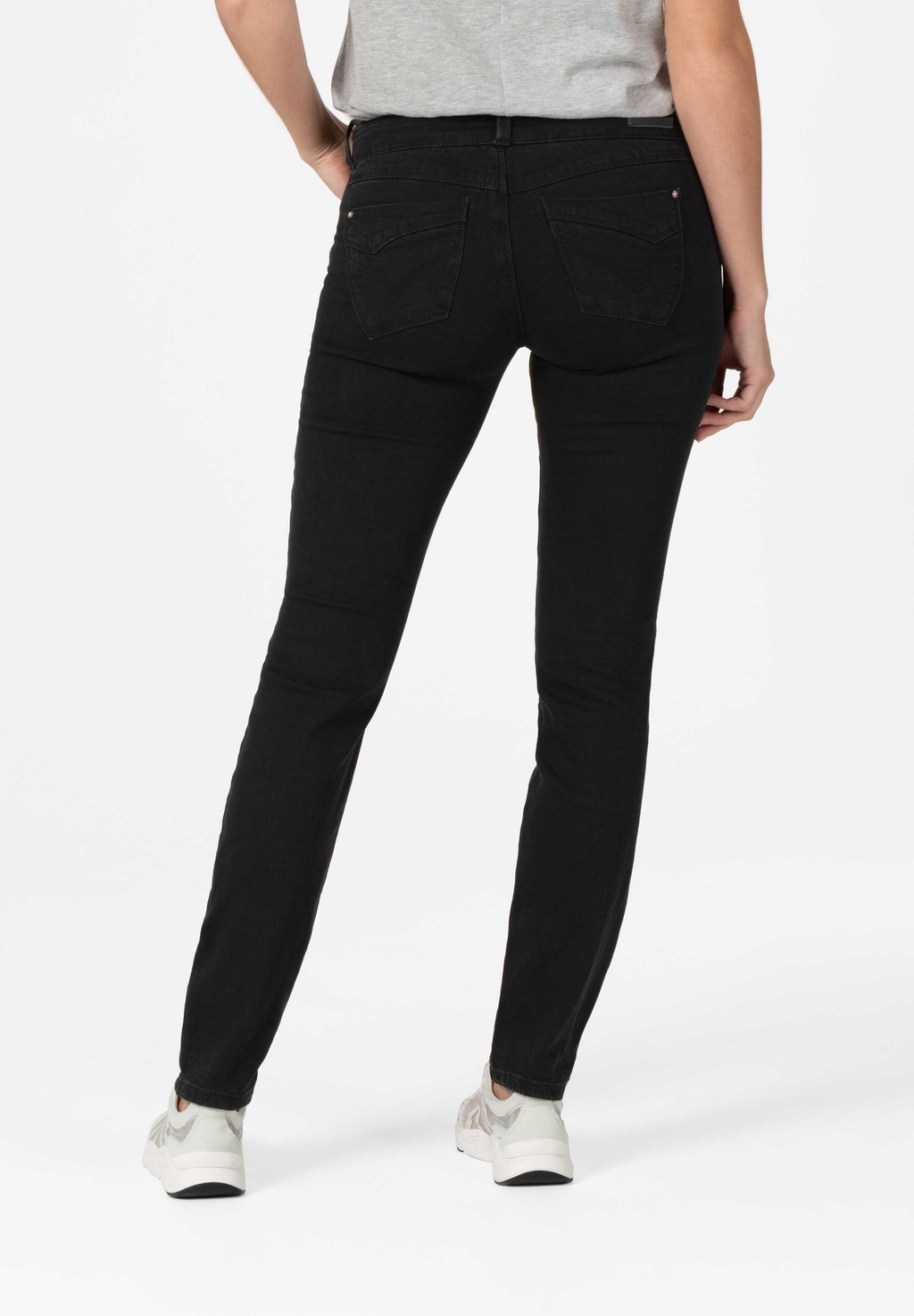 TIMEZONE Damen Jeans EnyaTZ - Slim Fit - Schwarz - Clean Black Wash günstig online kaufen