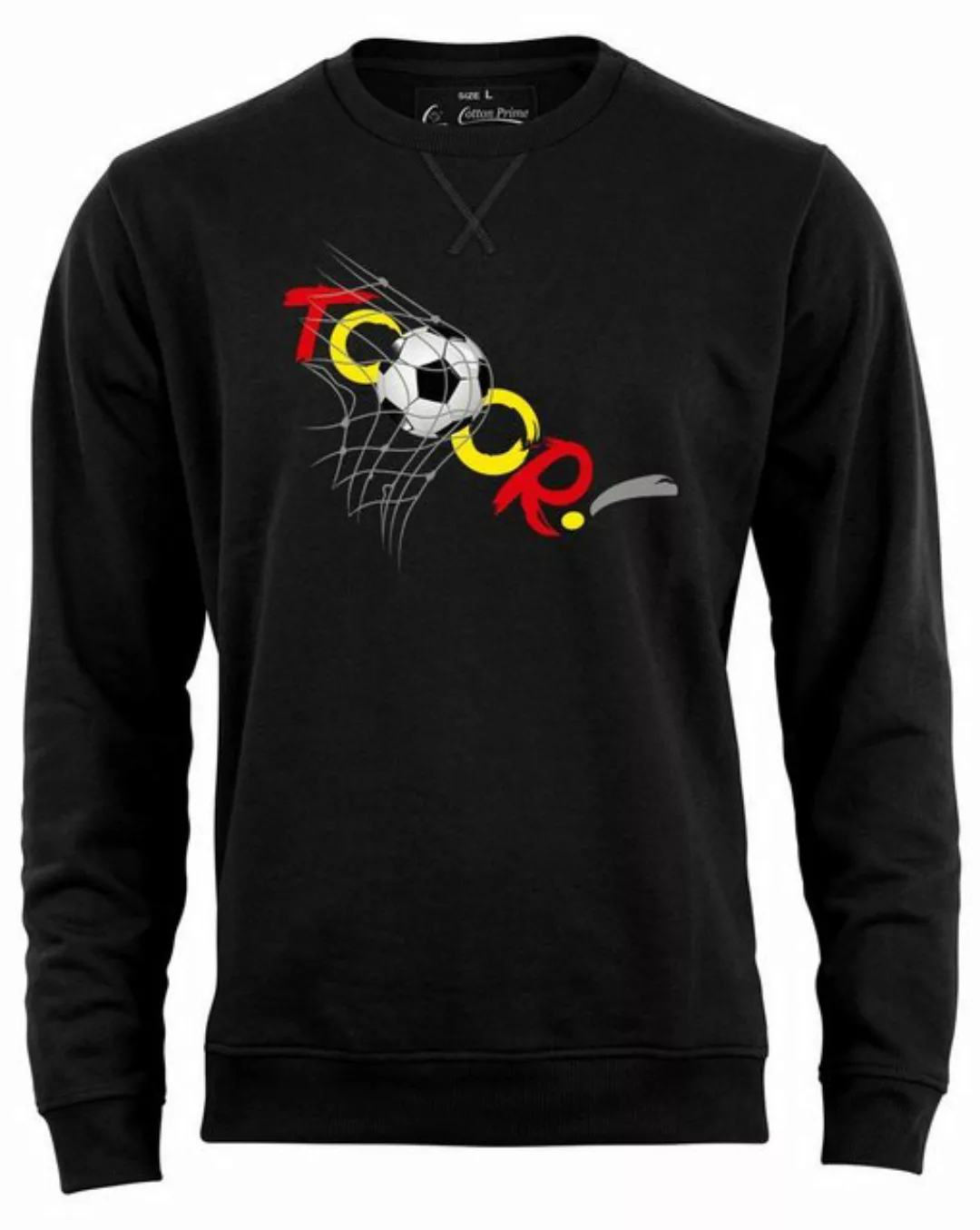 Cotton Prime® Sweatshirt Fußball Goal mit weichem Innenfleece günstig online kaufen