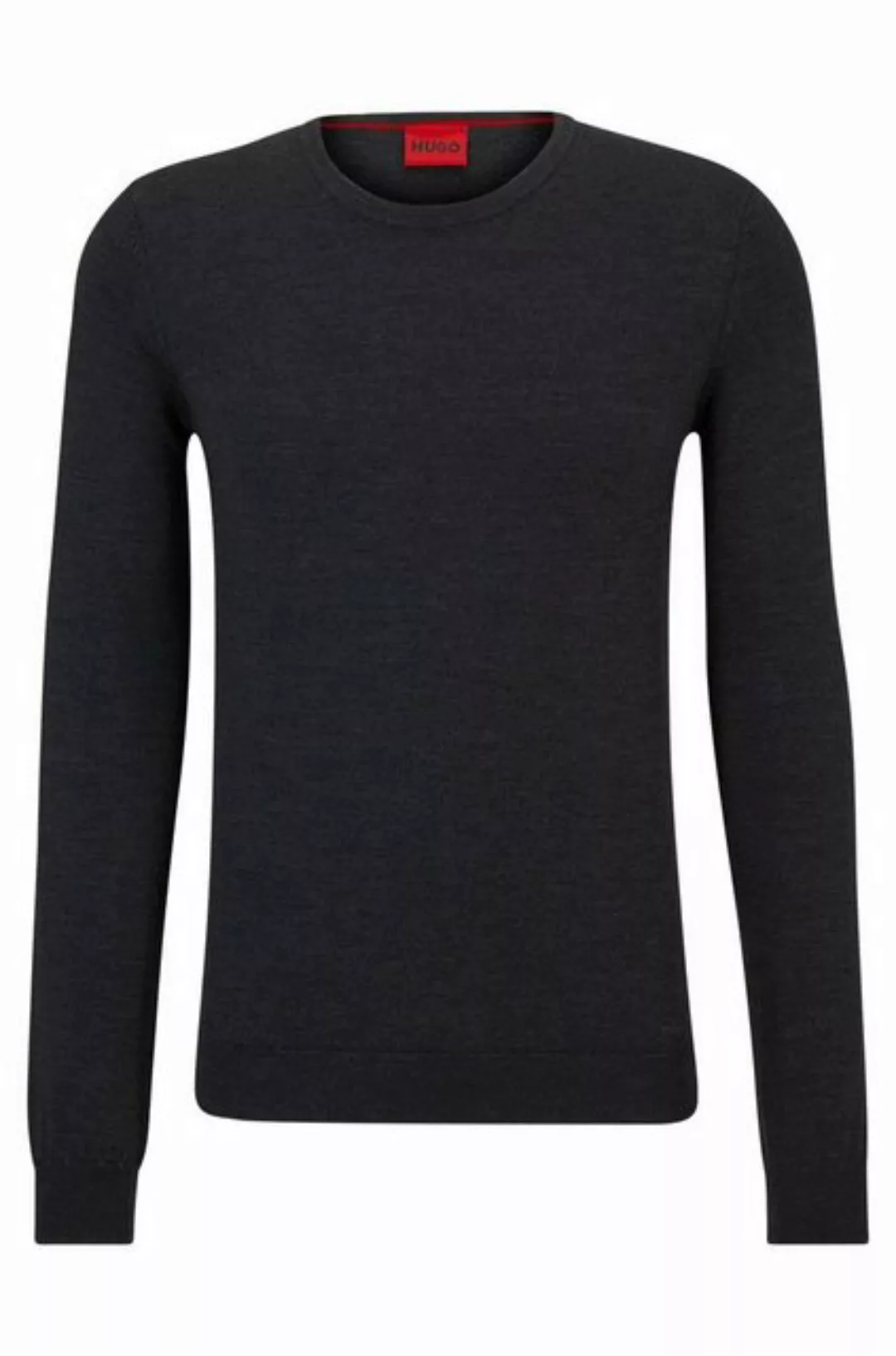 HUGO Strickpullover Herren Wollpullover SAN CEDRIC-M1 Slim Fit (1-tlg) günstig online kaufen