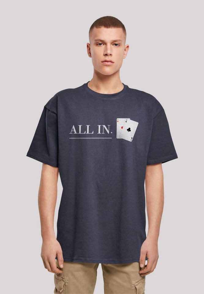 F4NT4STIC T-Shirt "Poker All In Karten", Print günstig online kaufen