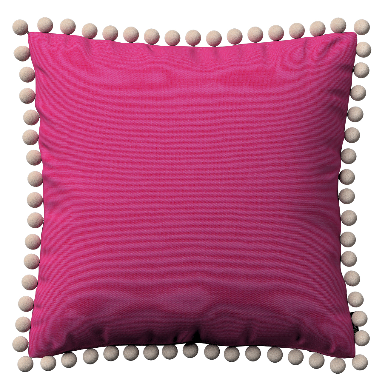 Kissenhülle Wera mit Bommeln, rosa, 45 x 45 cm, Loneta (133-60) günstig online kaufen