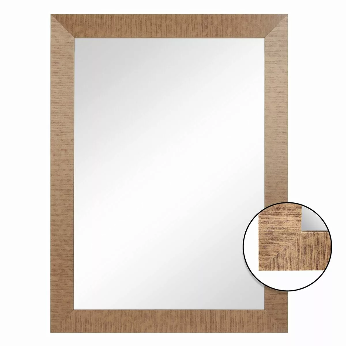 Wandspiegel 64 X 1,5 X 86 Cm Gold Dmf günstig online kaufen