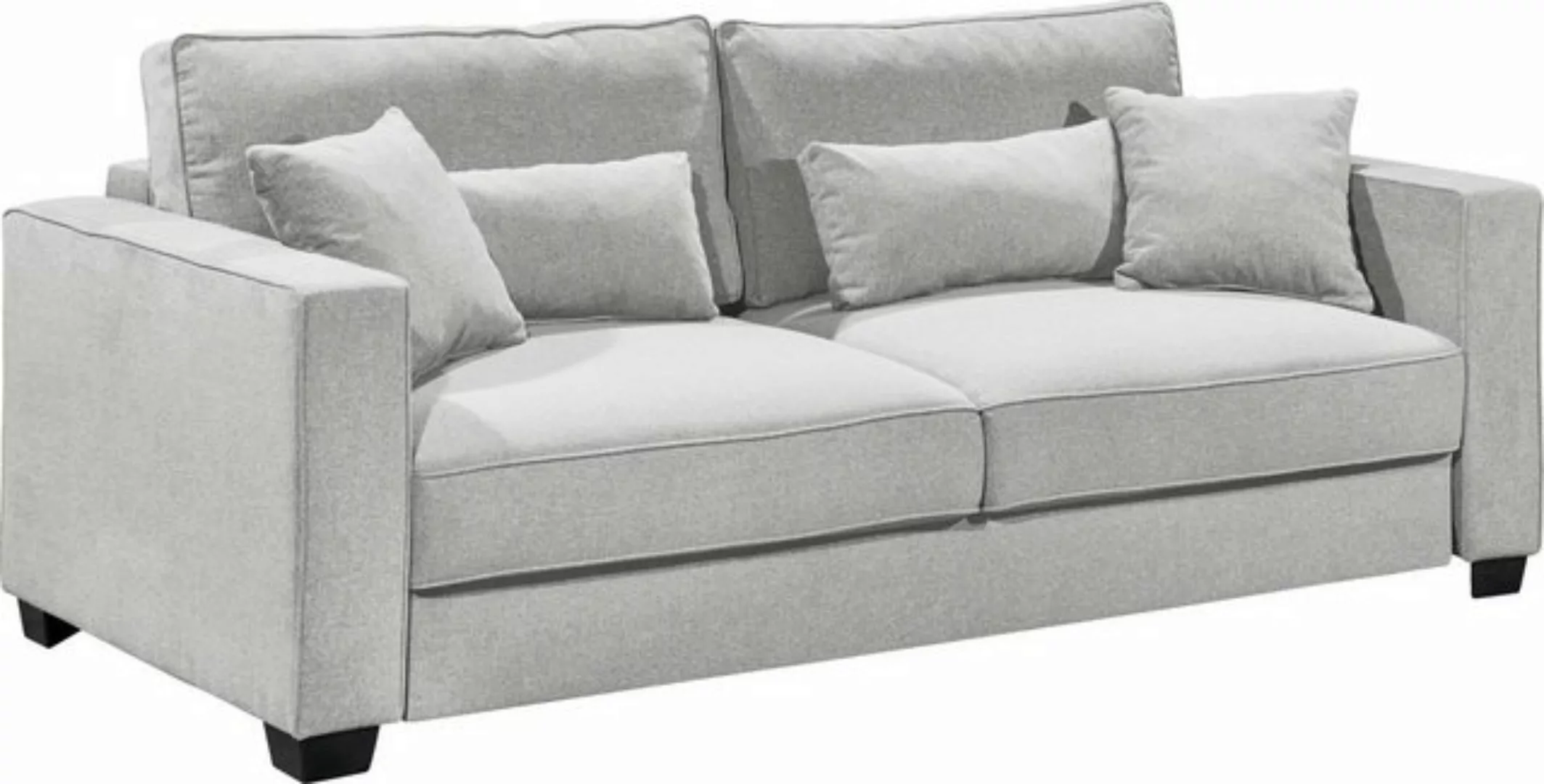 ED EXCITING DESIGN Schlafsofa "Melvin", mit Bettfunktion, Bettkasten, Rücke günstig online kaufen