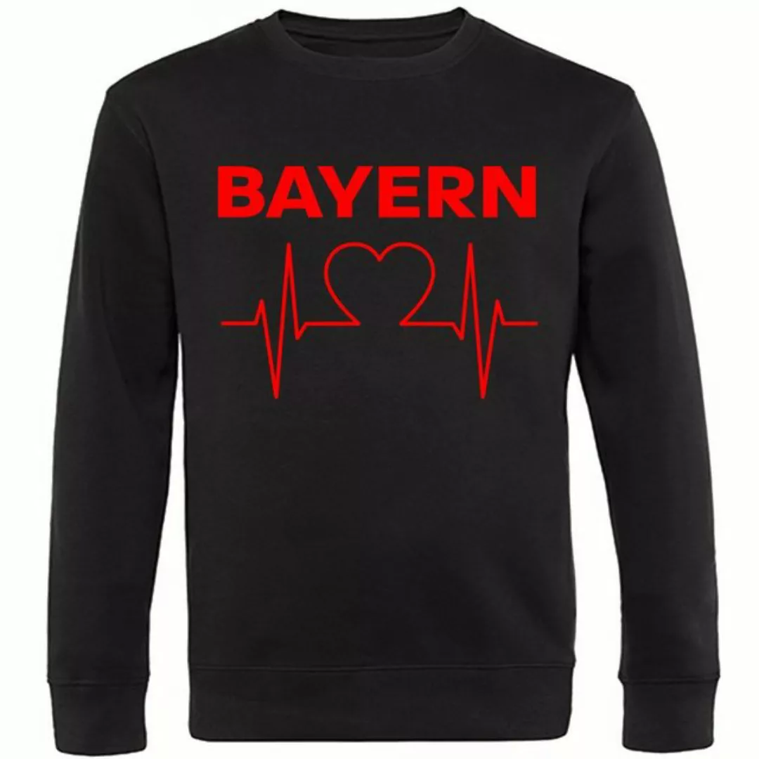 multifanshop Sweatshirt Bayern - Herzschlag - Pullover günstig online kaufen