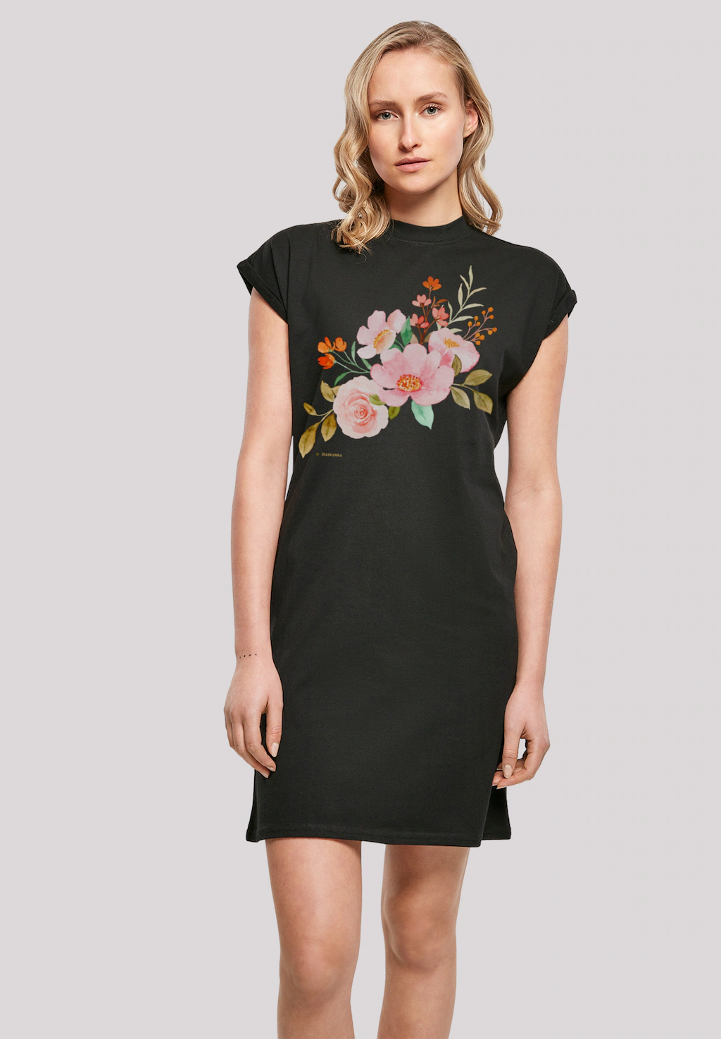 F4NT4STIC Shirtkleid "Blumen", Print günstig online kaufen
