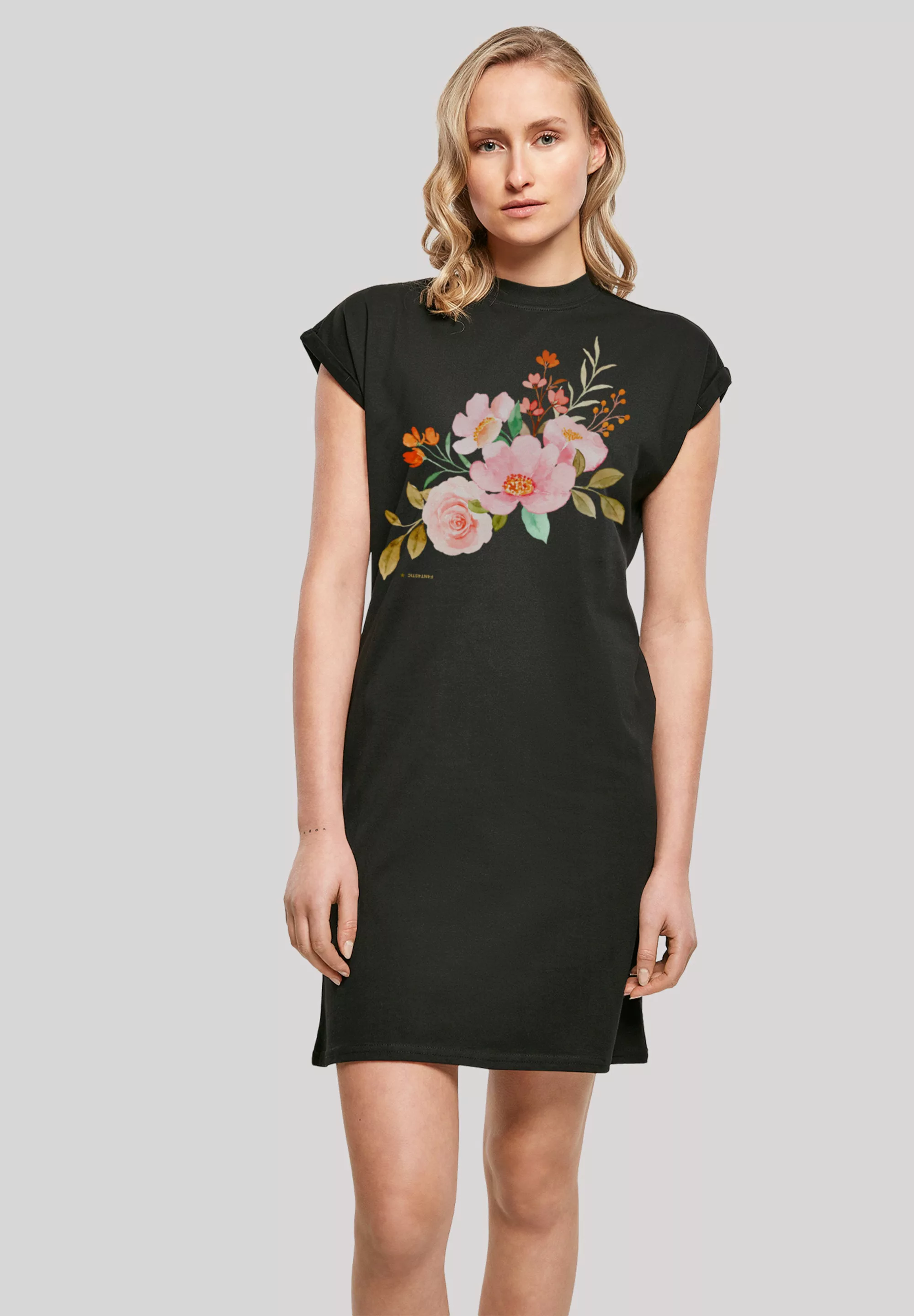 F4NT4STIC Shirtkleid "Blumen", Print günstig online kaufen