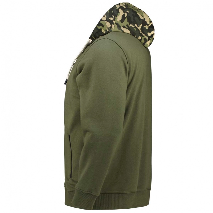 SOHO Kuschelige Sweatjacke mit Camouflage-Kapuze günstig online kaufen