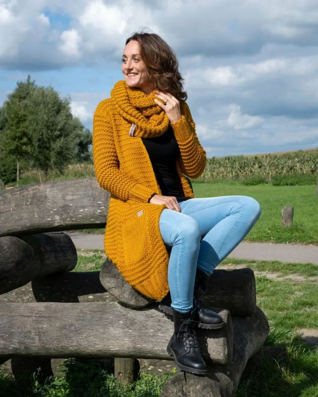 Knit Factory Strickjacke Alex Strickjacken 40/42 Glatt Grün (1-tlg) modern günstig online kaufen