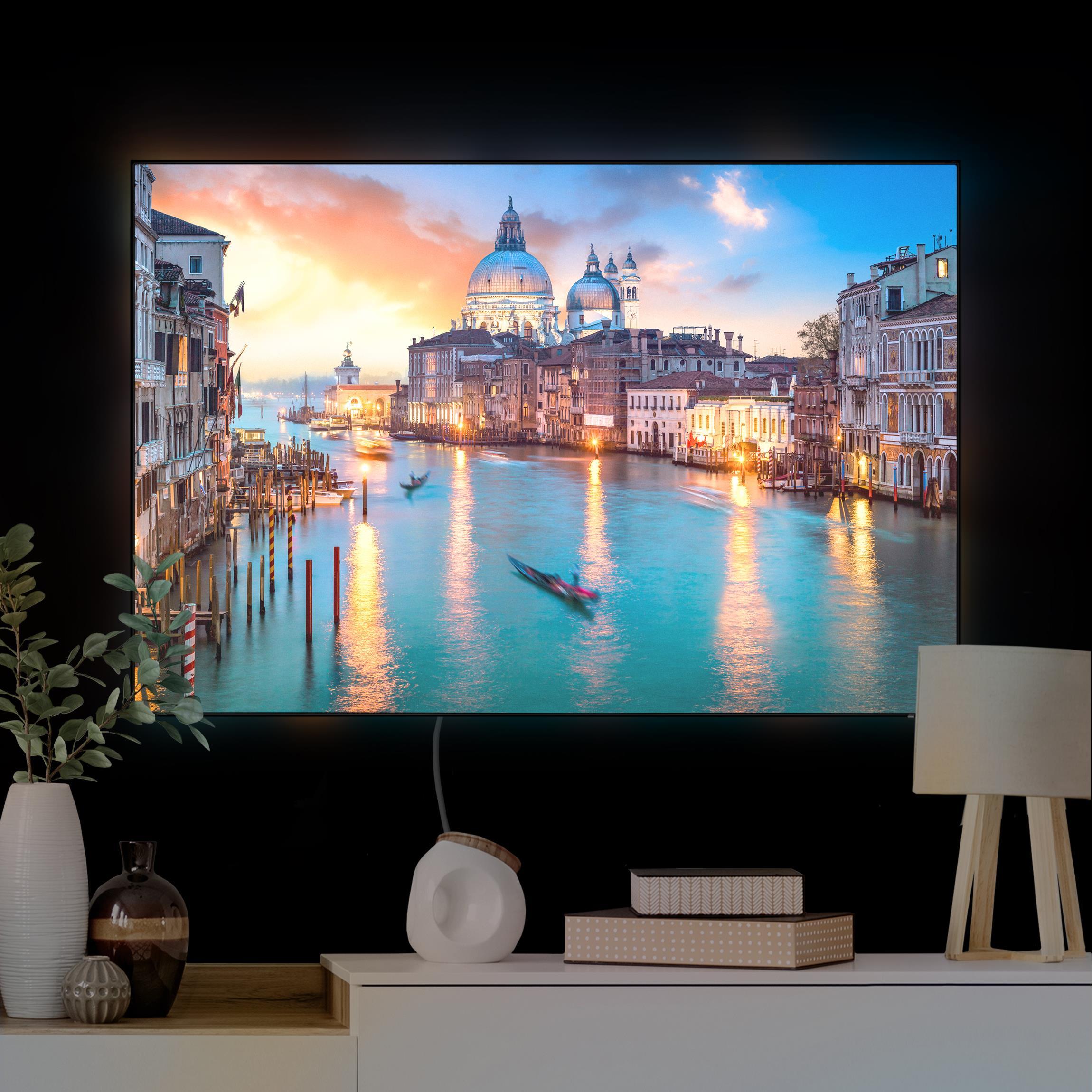 LED-Wechselbild Sunset in Venice günstig online kaufen