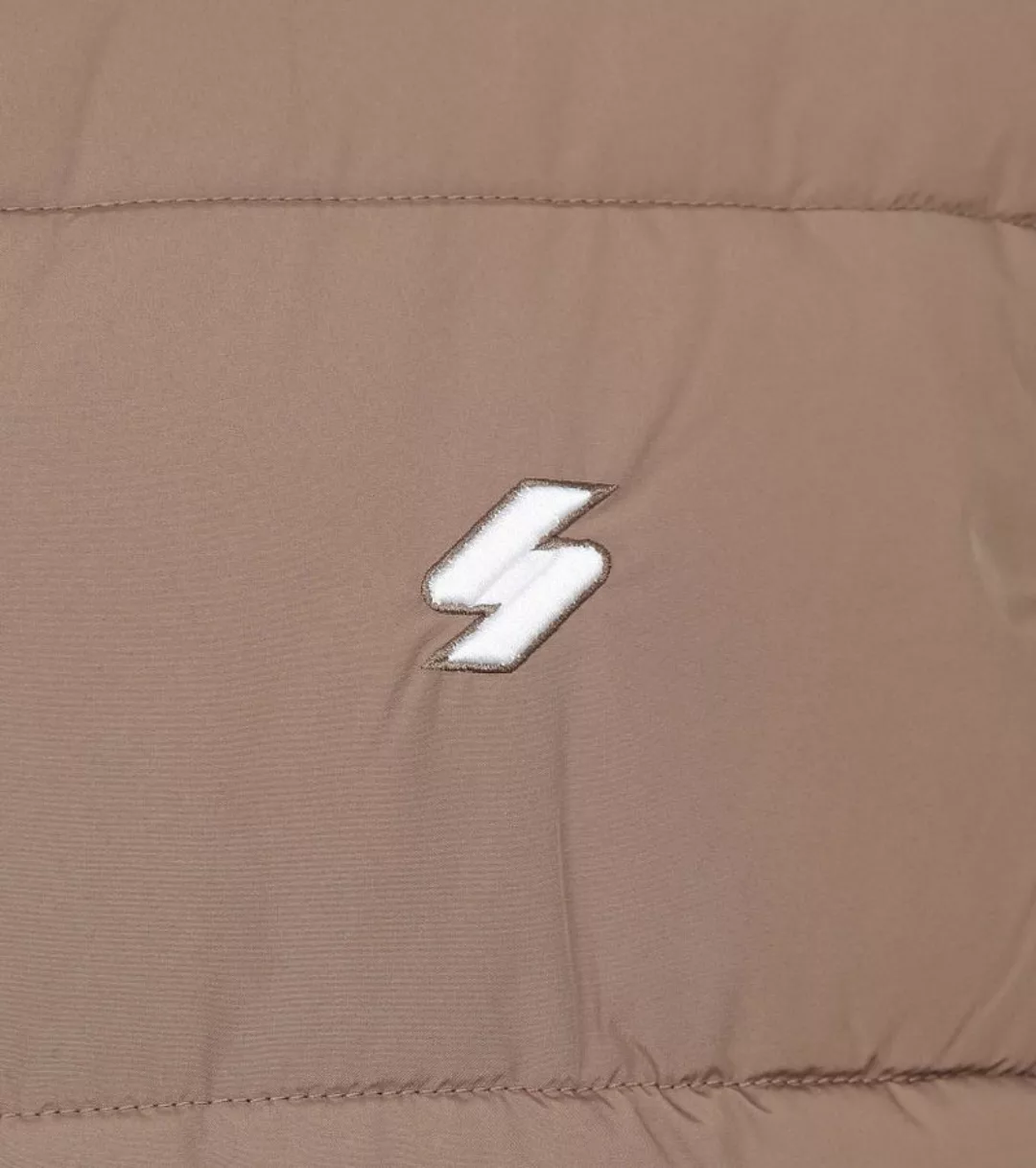 Superdry Sports Puffer Bodywarmer Beige - Größe L günstig online kaufen