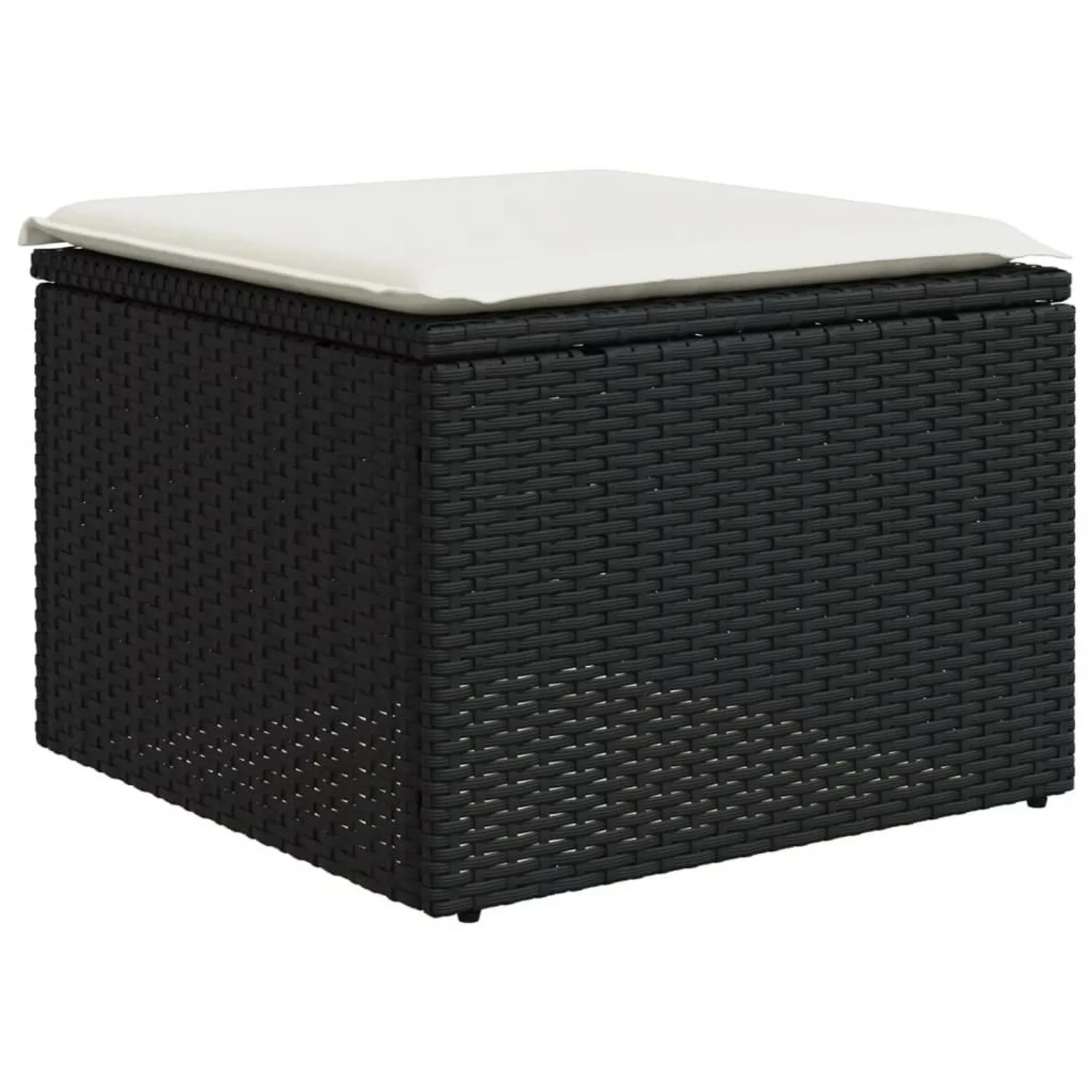 vidaXL 4-tlg Garten-Sofagarnitur mit Kissen Schwarz Poly Rattan Modell 45 günstig online kaufen