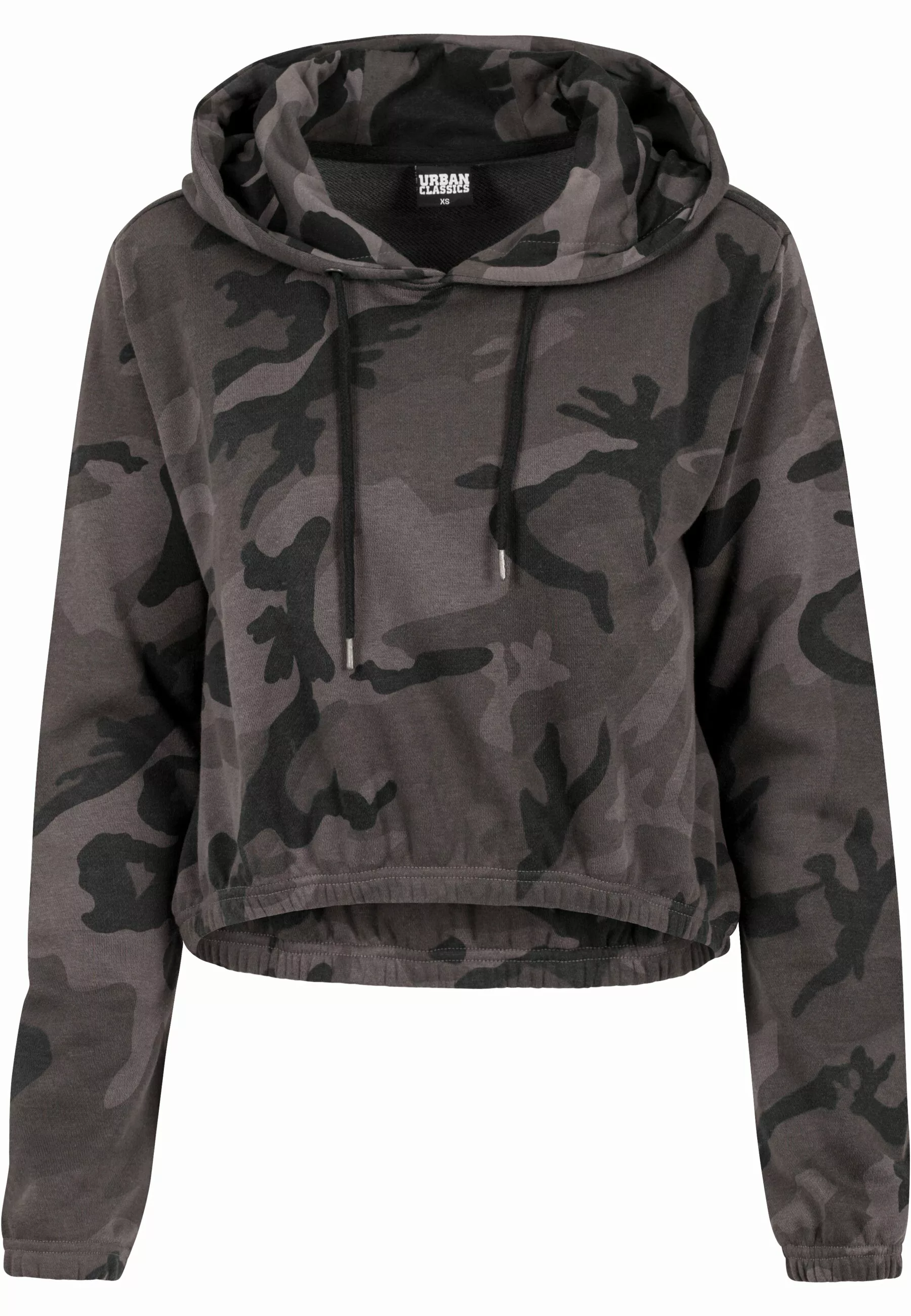 URBAN CLASSICS Rundhalspullover "Urban Classics Damen Ladies Camo Cropped H günstig online kaufen