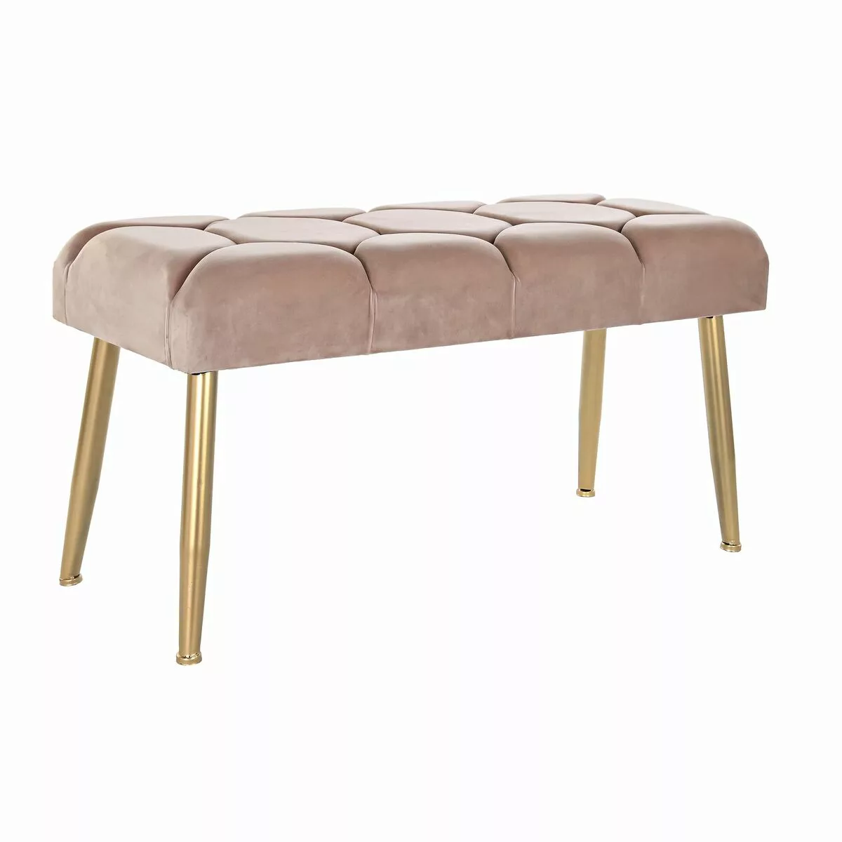 Barhocker Dkd Home Decor   Rosa Metall Polyester (97 X 38 X 50 Cm) günstig online kaufen