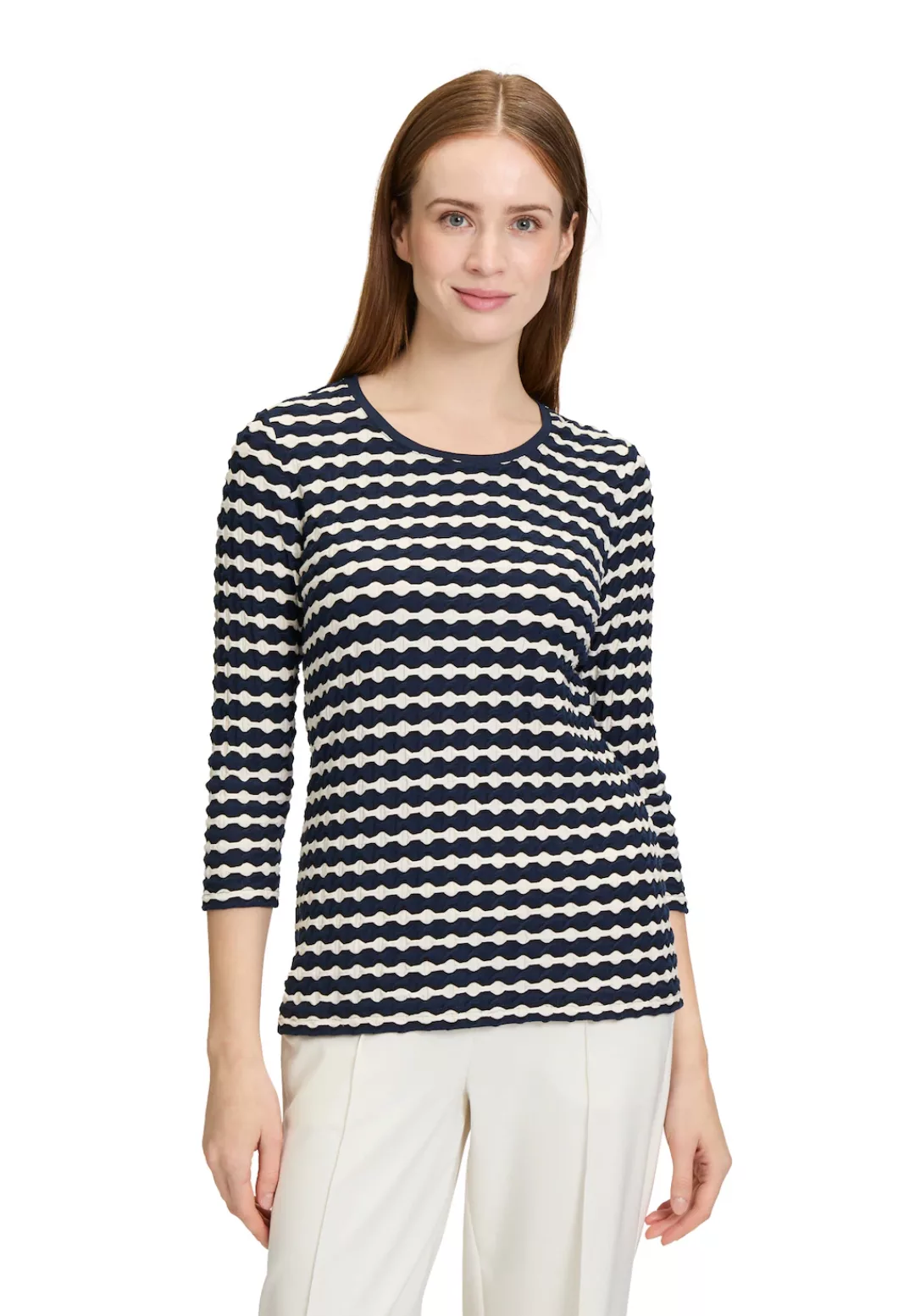 Betty Barclay 3/4-Arm-Shirt "Betty Barclay Damen Basic Shirt mit Rundhalsau günstig online kaufen
