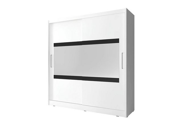 Xlmoebel Bett Schrank MAJA IV 200 - Schlafzimmerschrank Kleiderschrank (Was günstig online kaufen