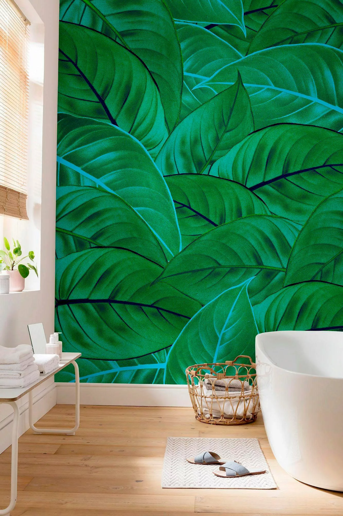 Komar Vliestapete »Jungle Leaves«, 200x250 cm (Breite x Höhe), Vliestapete, günstig online kaufen