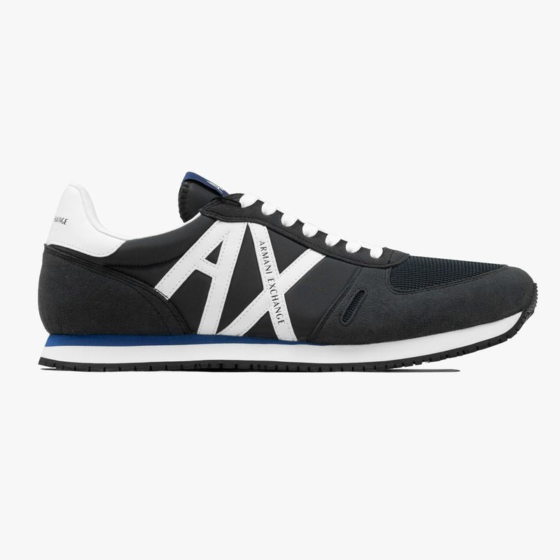 Armani Exchange Retro Runner Turnschuhe EU 40 Black / White günstig online kaufen