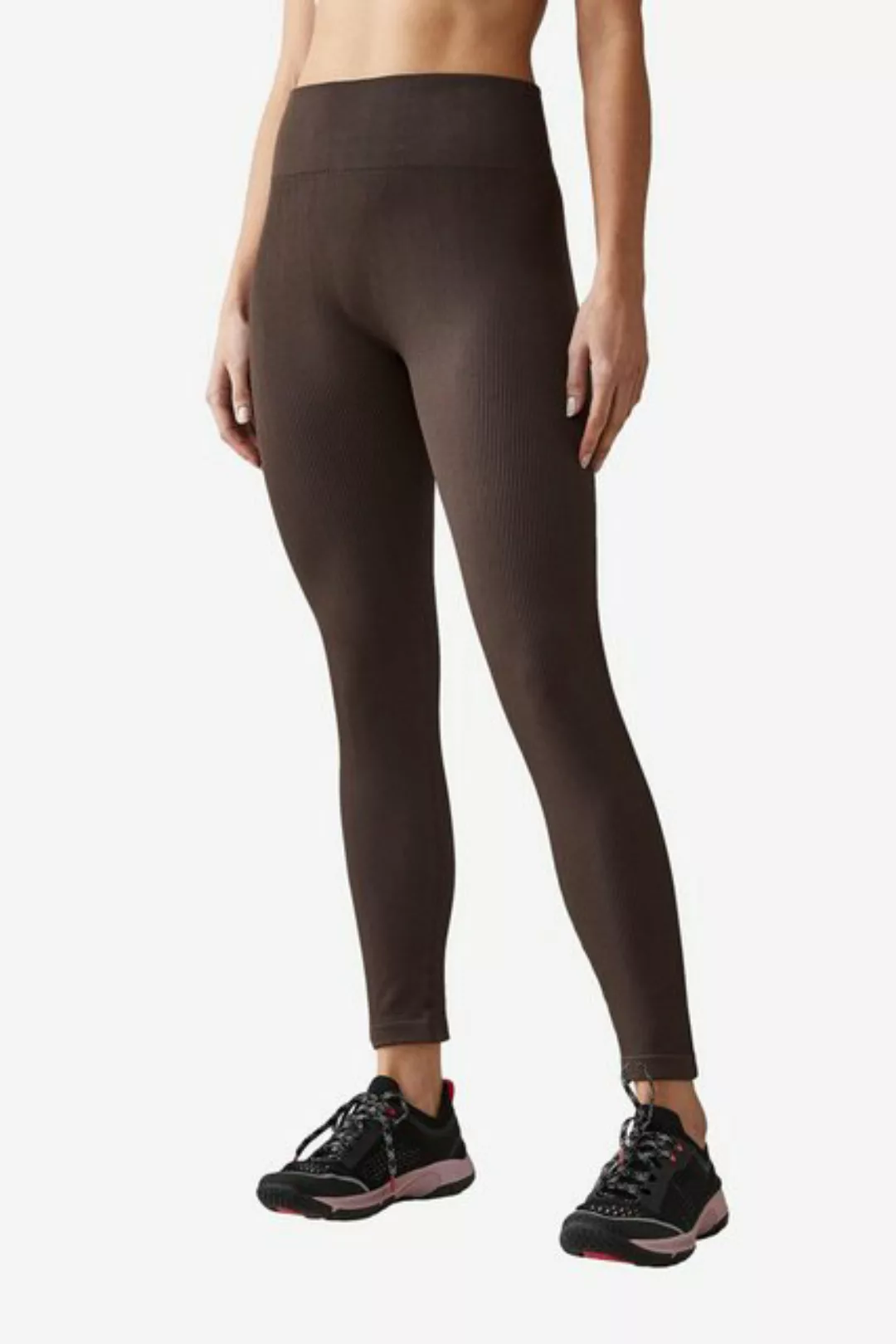 Next Highwaist Leggings Gerippte Leggings mit hoher Taille (1-tlg) günstig online kaufen