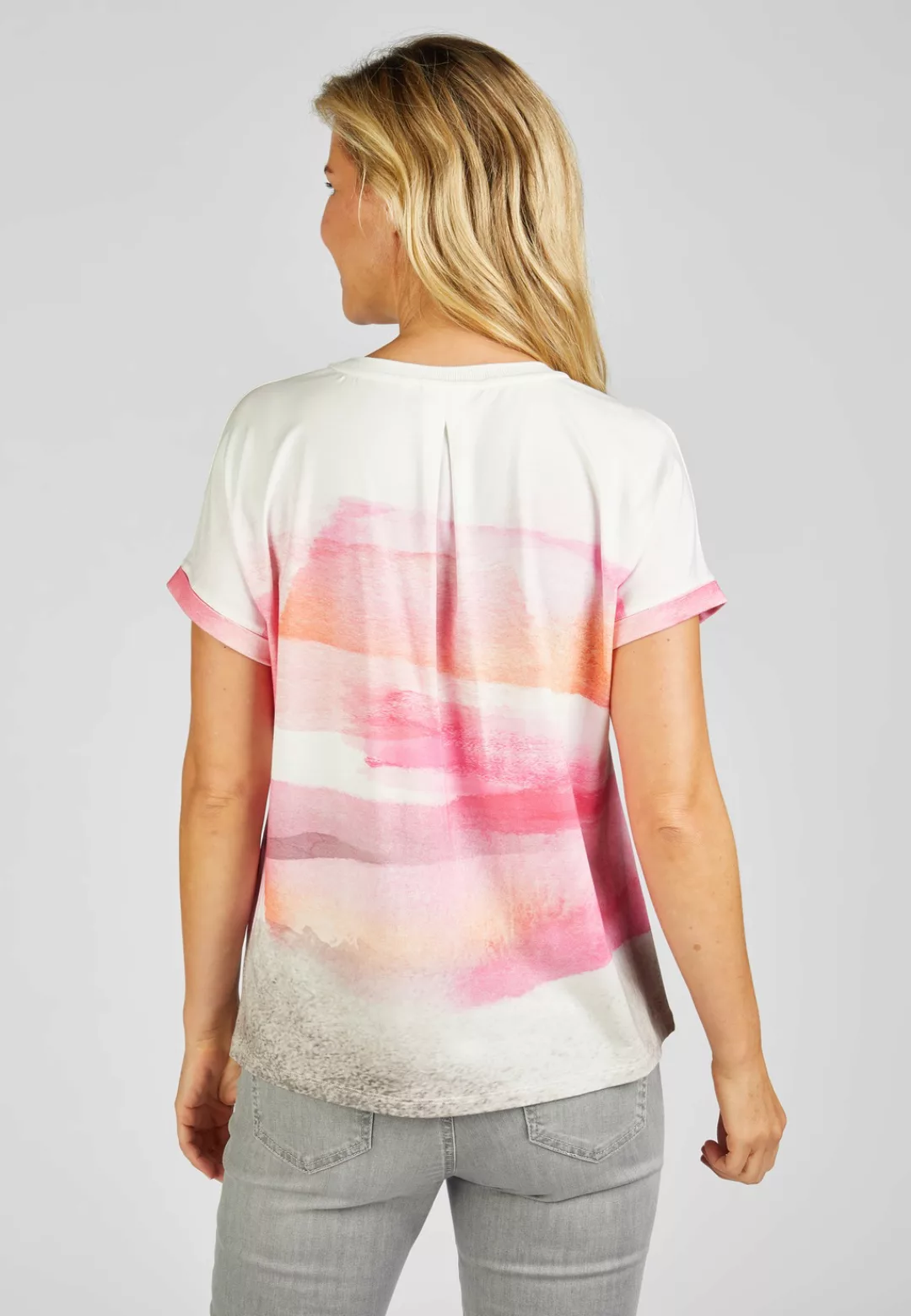 Rabe T-Shirt mit silberfarbenen Nieten günstig online kaufen