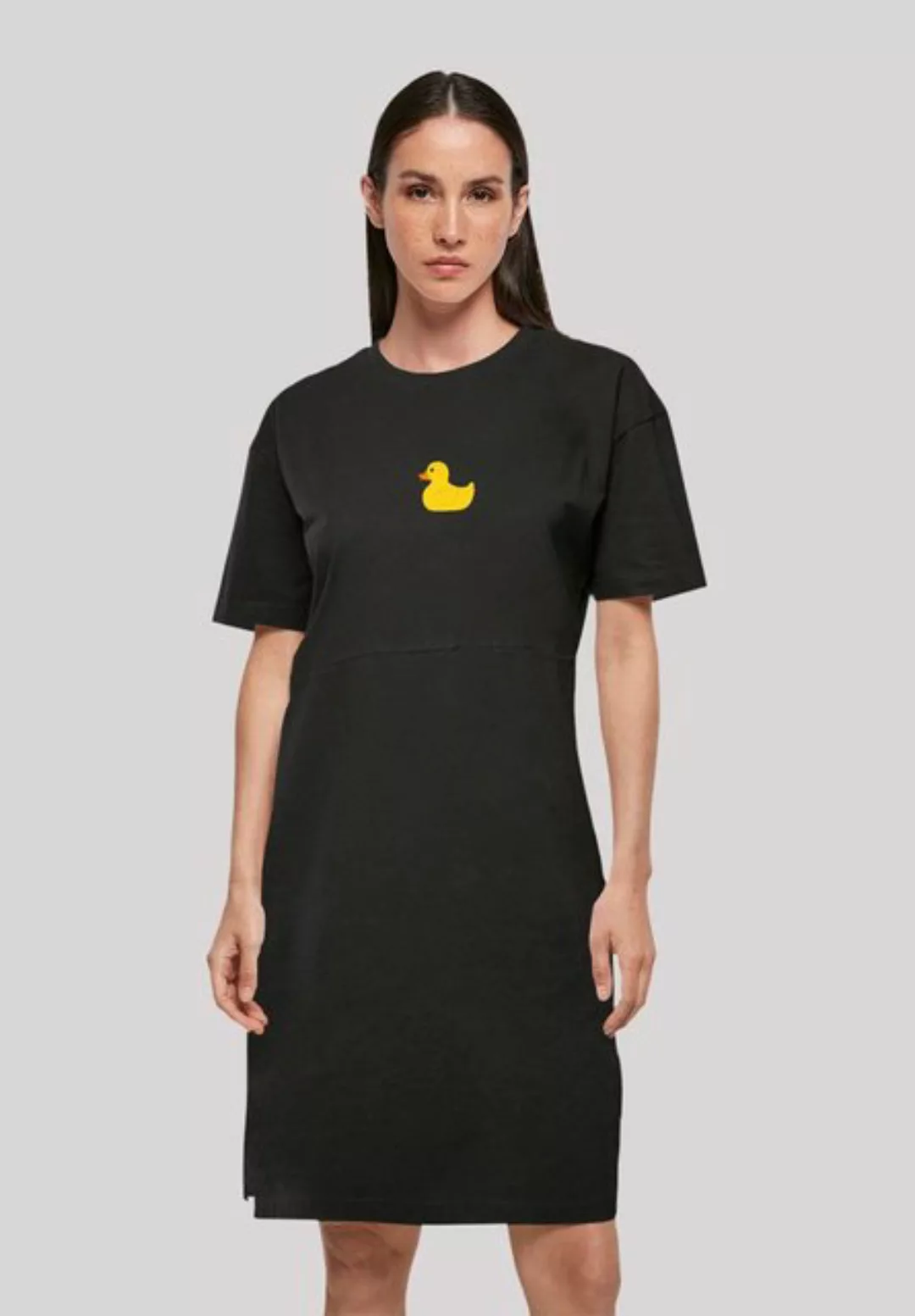 F4NT4STIC Shirtkleid Ente Gelb Print günstig online kaufen