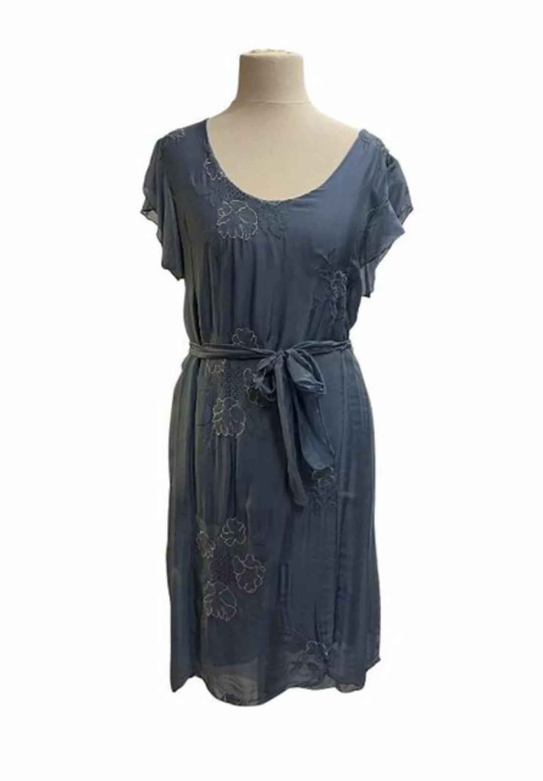 BZNA Sommerkleid Seidenkleid Sommer Herbst Kleid mit Muster günstig online kaufen