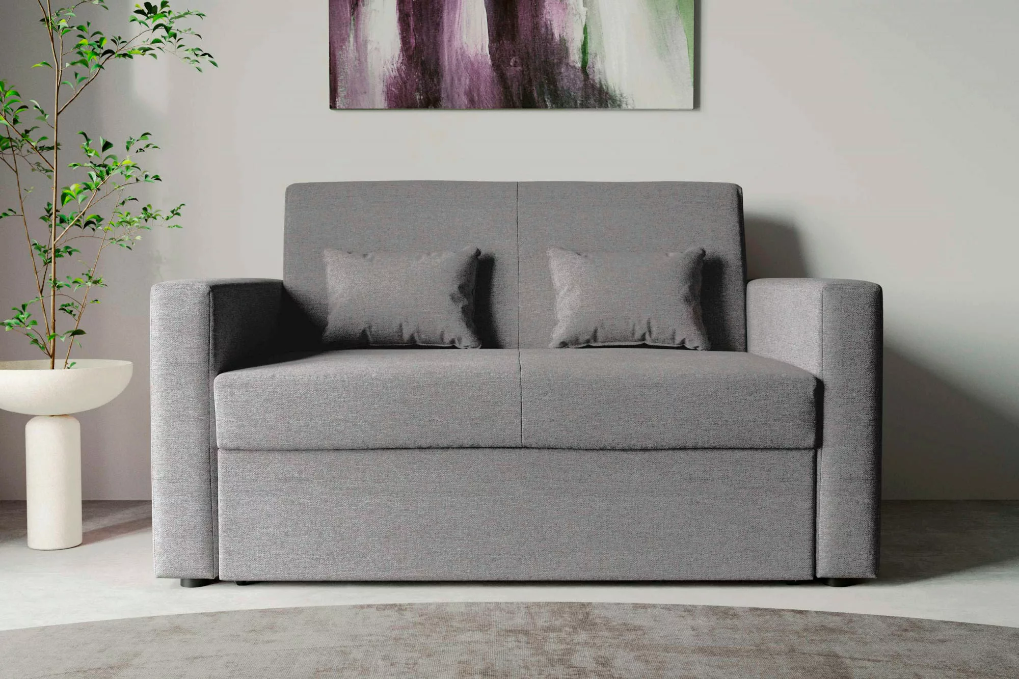 INOSIGN Schlafsofa "Ravena, Breite 146 cm, mit Bettfunktion", kompaktes 2-S günstig online kaufen