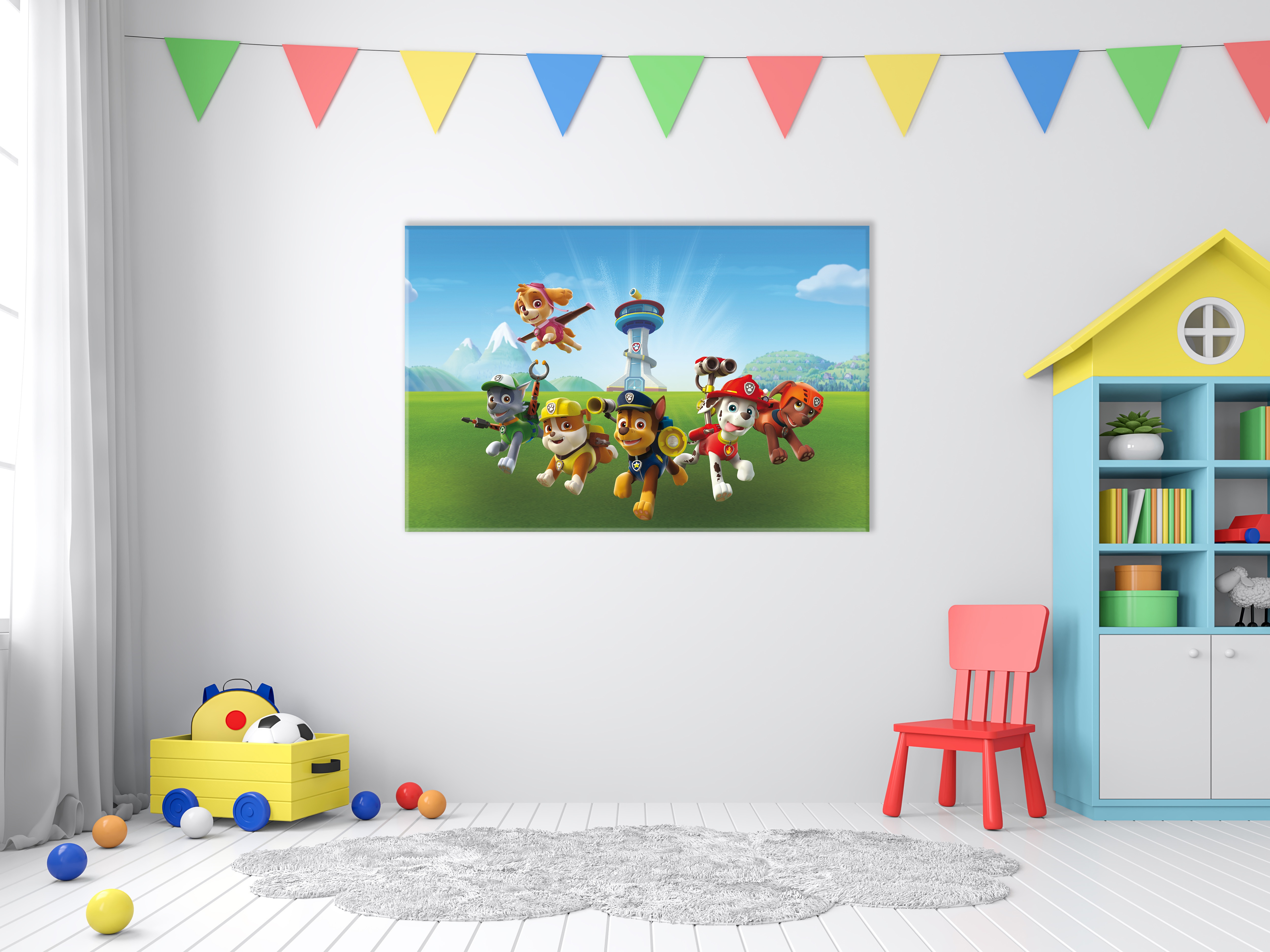 Bönninghoff Leinwandbild »Paw Patrol«, Filmfiguren, (1 St.), BxH: 118x78 cm günstig online kaufen