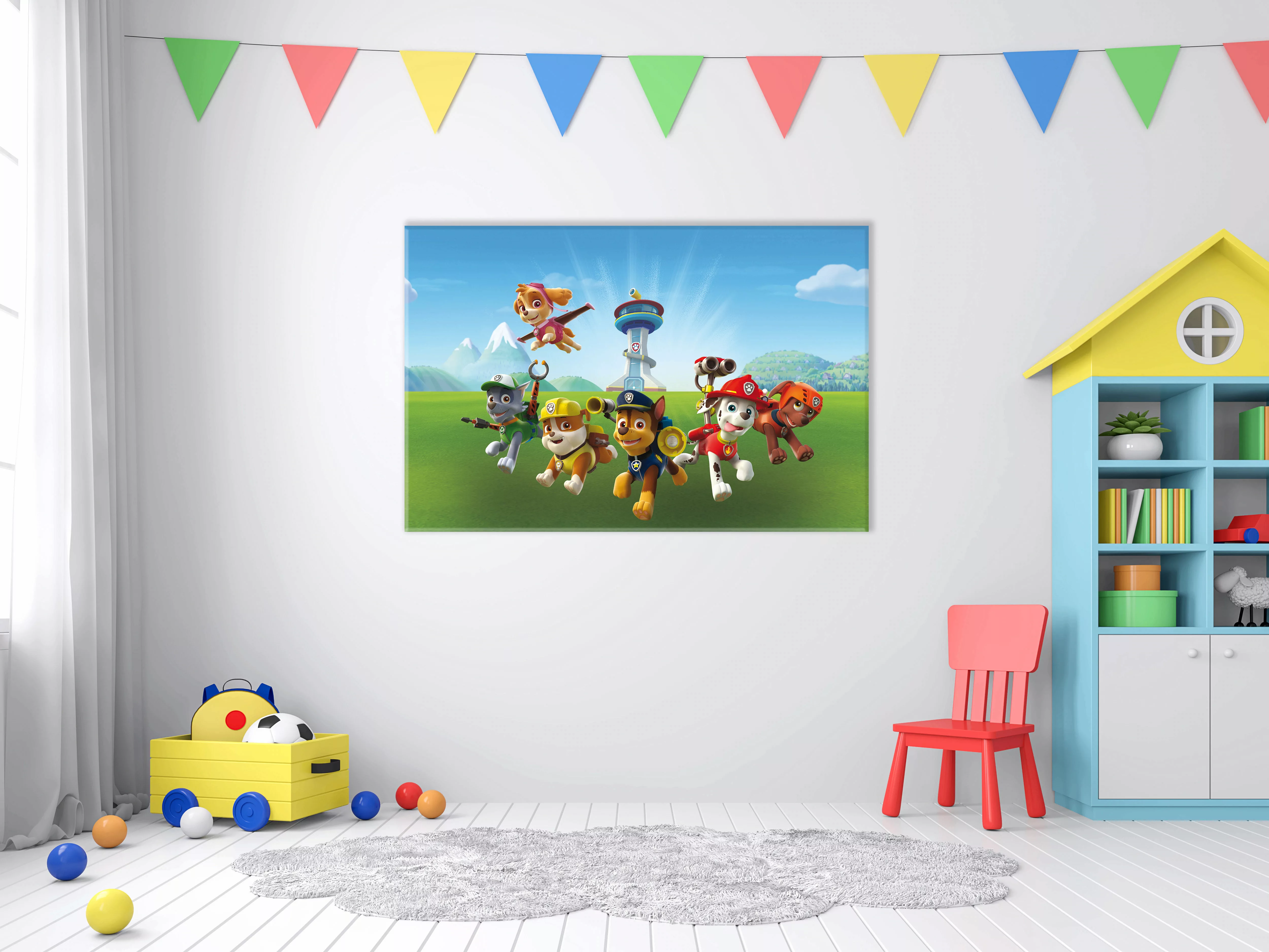 Bönninghoff Leinwandbild "Paw Patrol", Filmfiguren, (1 St.), BxH: 118x78 cm günstig online kaufen