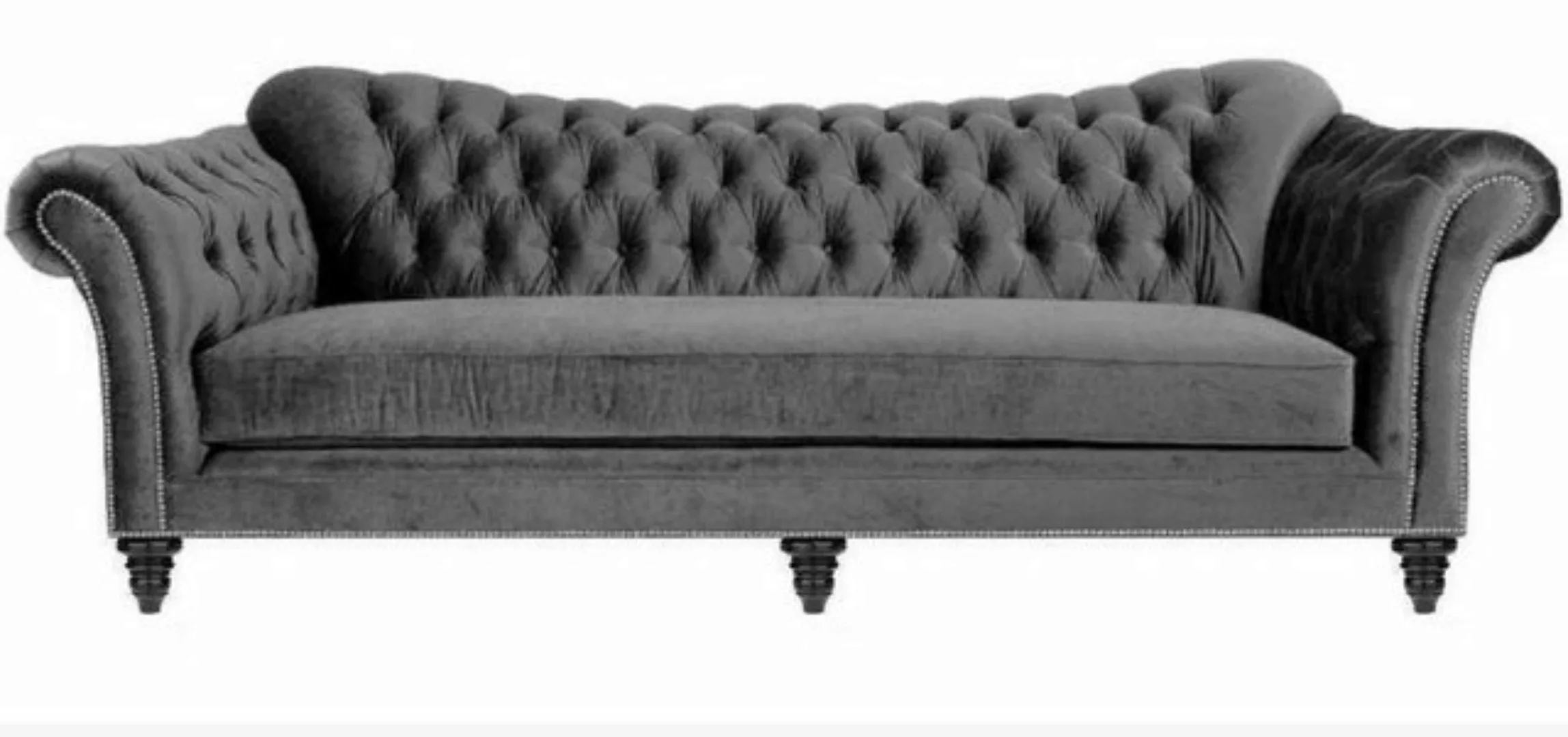 JVmoebel Chesterfield-Sofa Blauer Chesterfield Wohnzimmer Modern Design Cou günstig online kaufen