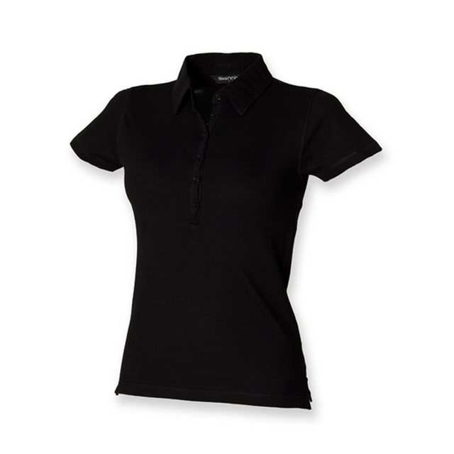 SF Women Poloshirt Damen Short Sleeve Stretch Poloshirt - WRAP günstig online kaufen