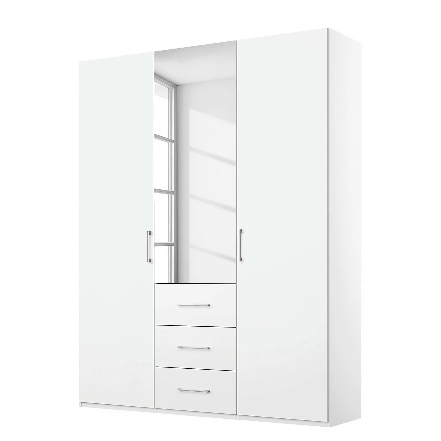 Kleiderschrank  Fly - weiß - 151 cm - 223 cm - 60 cm - Sconto günstig online kaufen