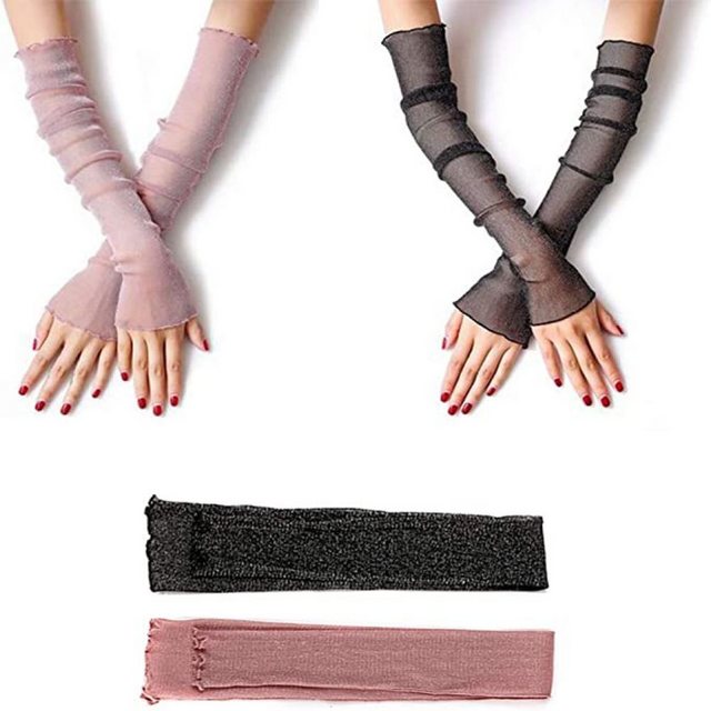 Truyuety Armlinge 2 Paare Damen Kühlung Arm Ärmel, Spitze Armstulpe Atmungs günstig online kaufen