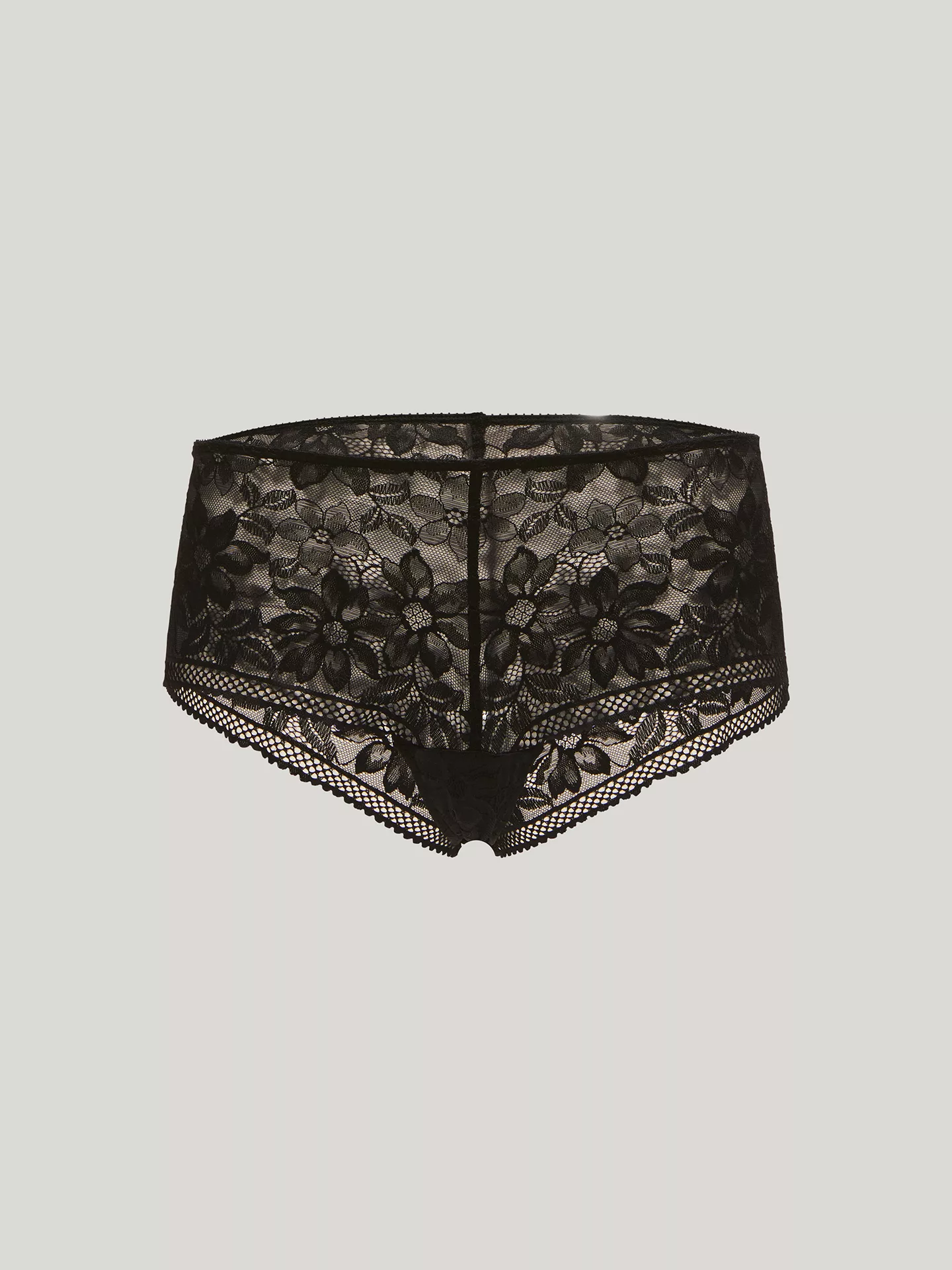 Wolford - Lace High Waist Panty, Frau, black, Größe: M günstig online kaufen