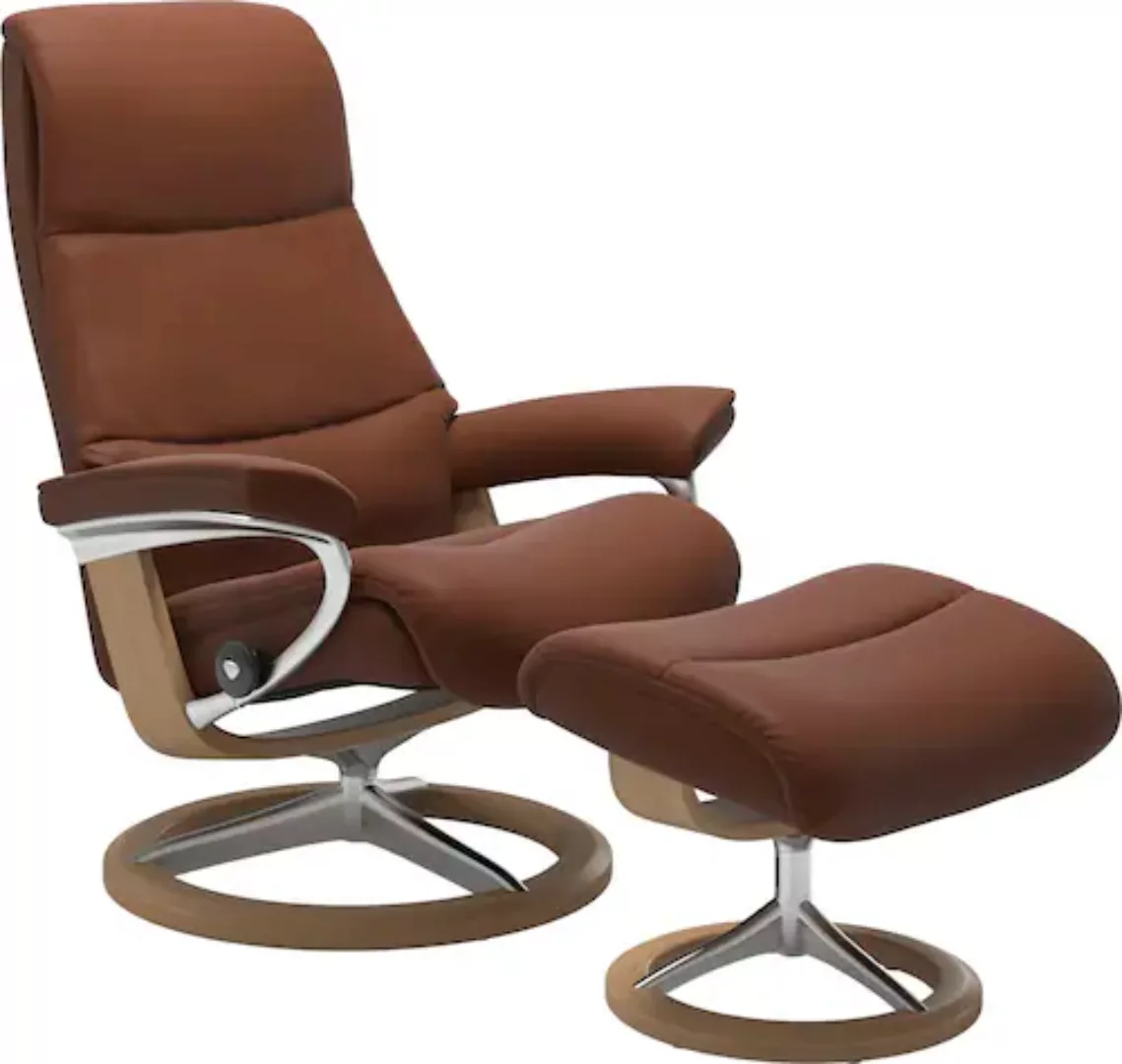 Stressless® Relaxsessel »View«, (Set, Relaxsessel mit Hocker), mit Signatur günstig online kaufen