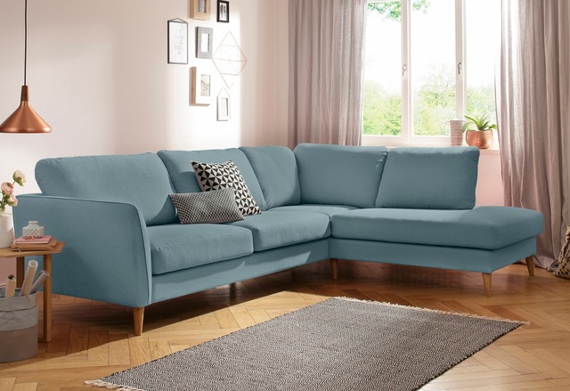 Home affaire Ecksofa MARSEILLE 278/202 cm, L-Form, Ottom. rechts/links, mit günstig online kaufen