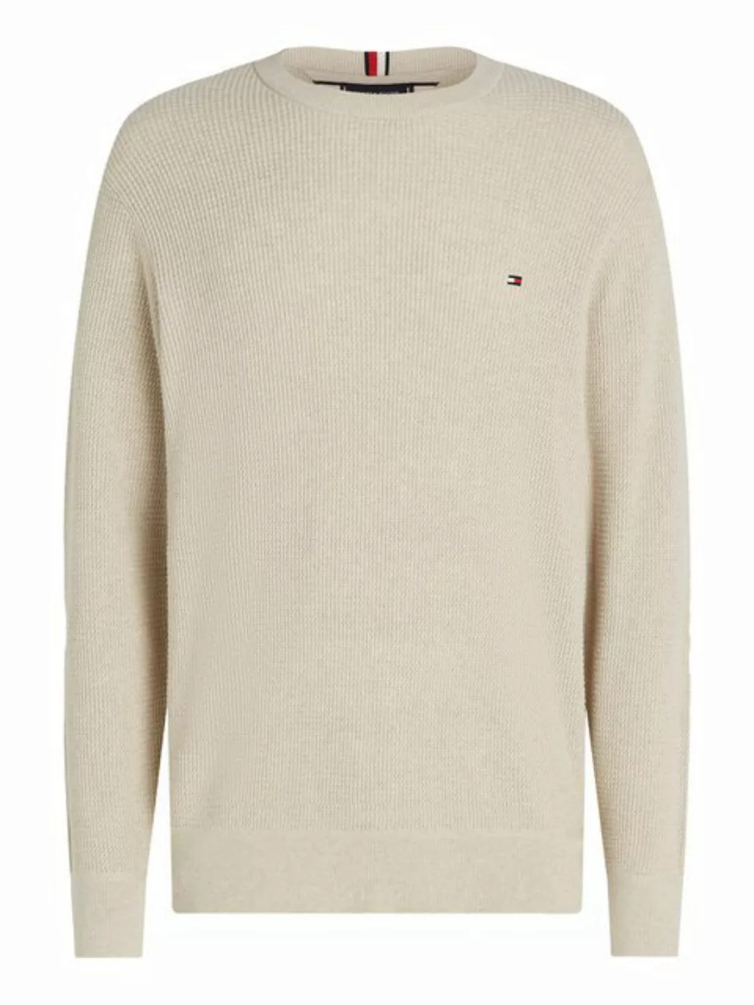 Tommy Hilfiger Rundhalspullover REFINED STRUCTURE CREW NK mit feiner Strukt günstig online kaufen