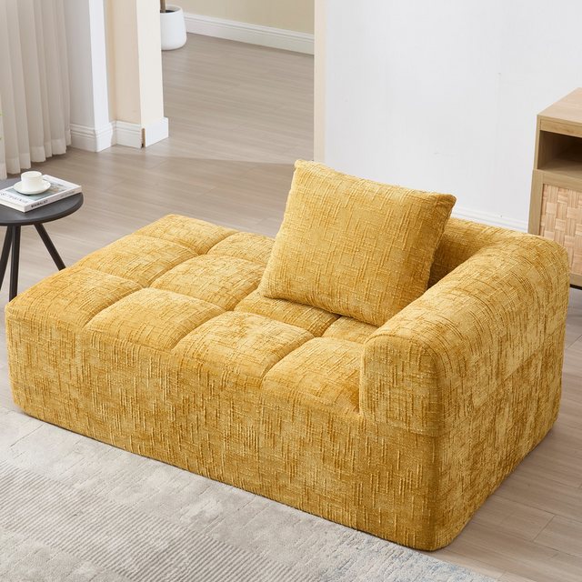 HAUSS SPOLE Sofa Ecksofa Chaiselongue-Sofa mit Kissen & Seitentaschen, Chen günstig online kaufen