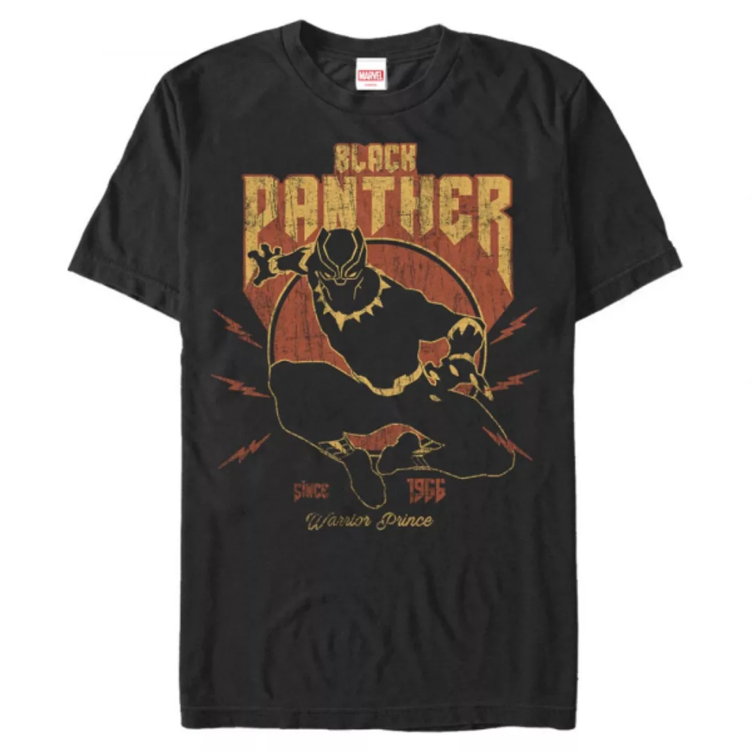 Marvel - Avengers - Black Panther Lighting Panther - Männer T-Shirt günstig online kaufen